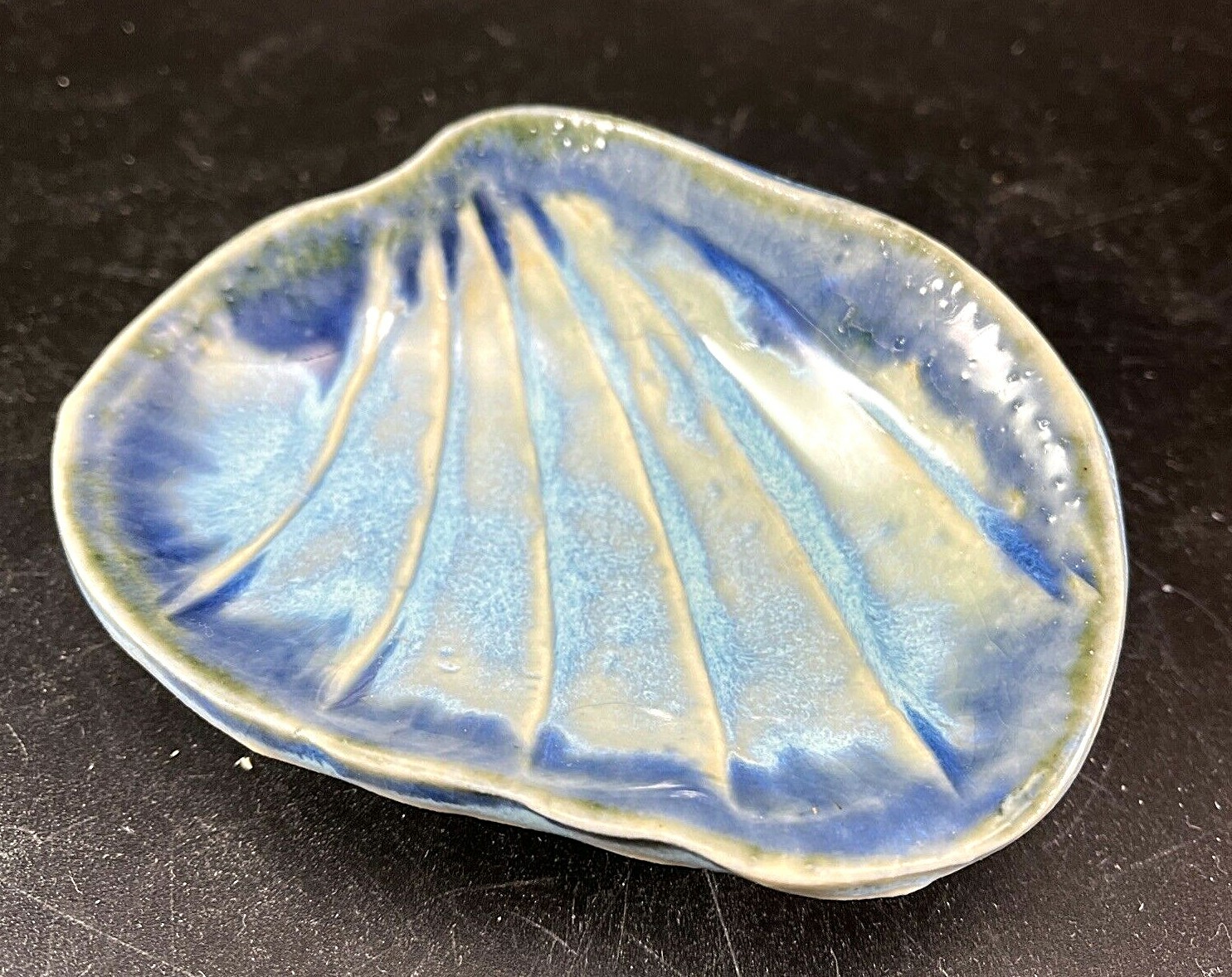 Studio Ceramic Pottery Artist Deb Levene Designs (listed MA artist) Clam Shell