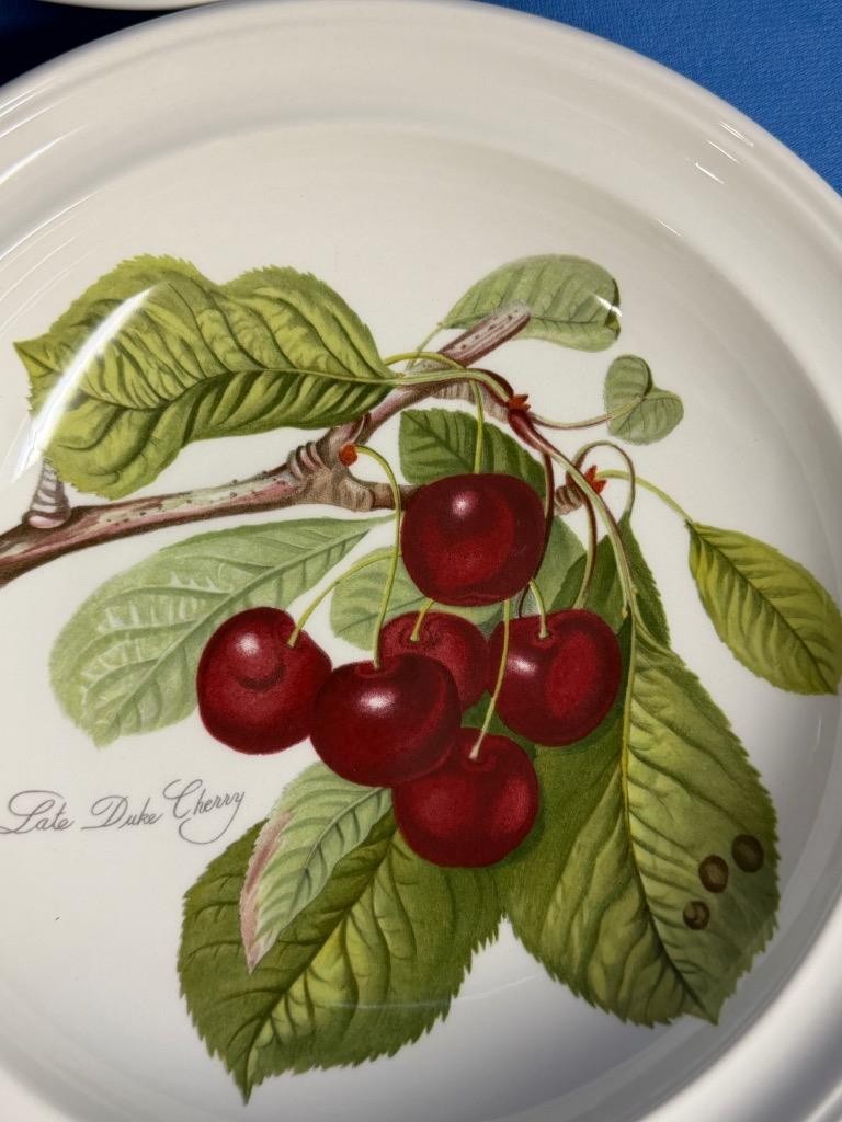 Lot of 6 Portmeirion Pomona Goddess of Fruit Rim Soup Cereal Bowls All Different