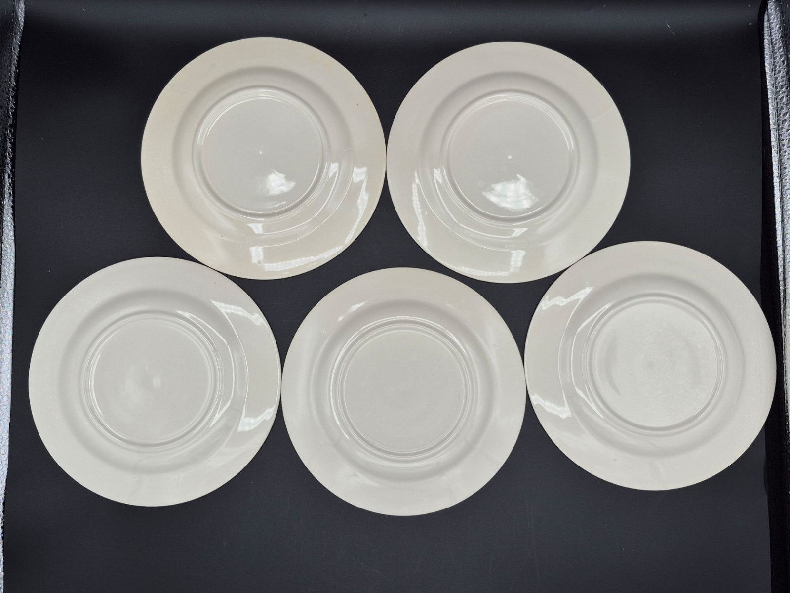 Set Of 12 Homer Laughlin Salad Plates, 7.25″, Celeste