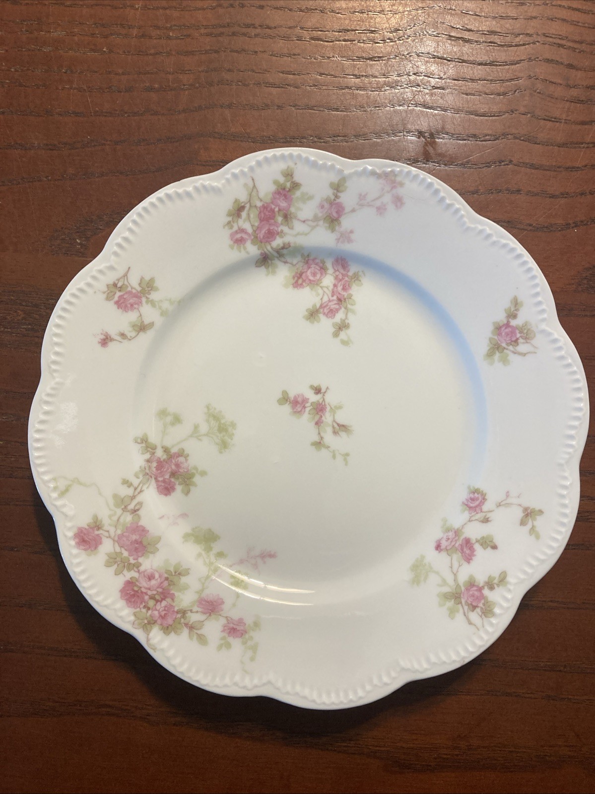 9 Vintage Mismatched China Lunch Cake Plates Floral Design @ 7.25-8.25” Dia