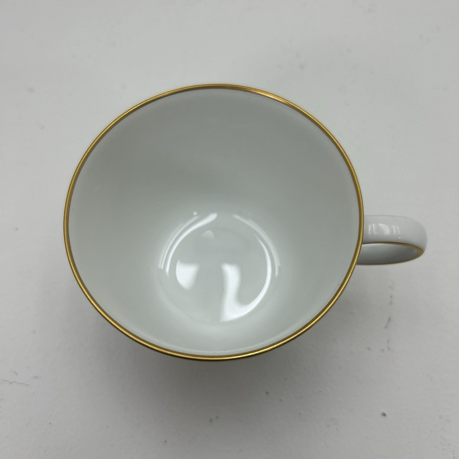 Vintage Okura Art Japan Blue Rose Tea Cup With Saucer China