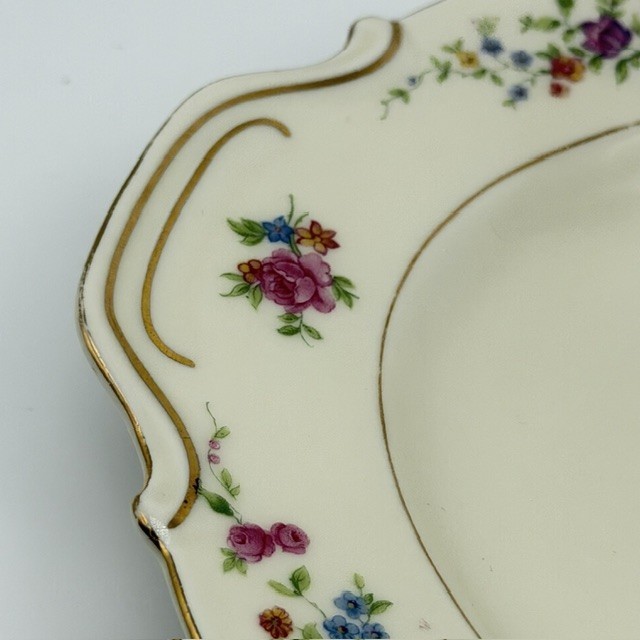 Victoria China Czechoslovakia Oval Serving Platters VIT205 Vintage Set Of 2