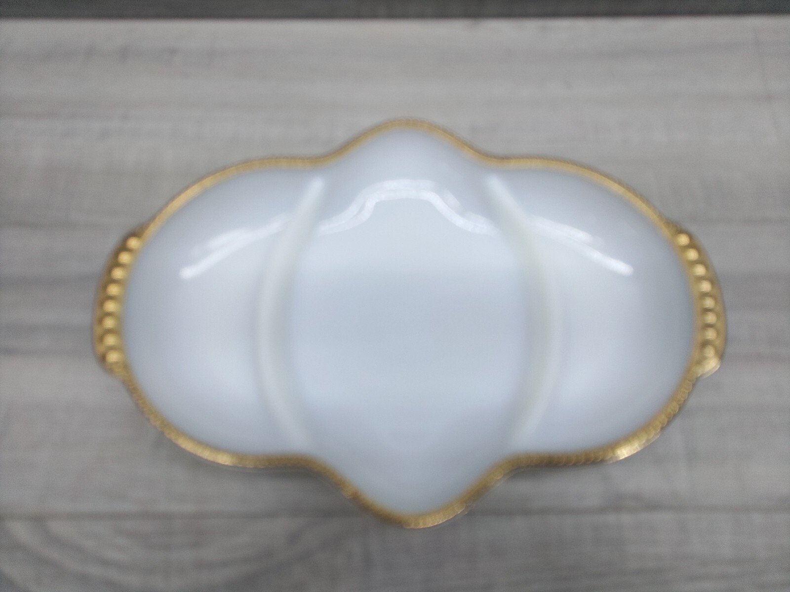 Fire King Relish, Divided Plate 11″ x 7 1/2″. Very Nice