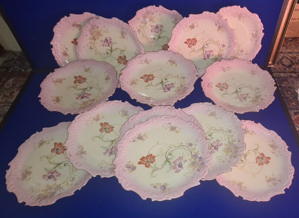 Fifteen Pieces Limoge Elite Bawo Dotter Dessert Service C Early 20th Century