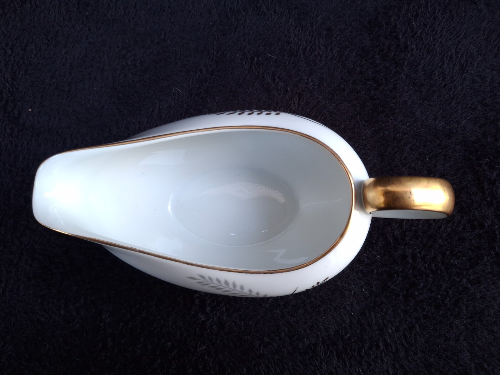 LIPPER & MANN (L&M)-HARVEST GOLD CHINA-PLATTER, BOWL,GRAVY ,SUGAR BOWL-4 PIECES