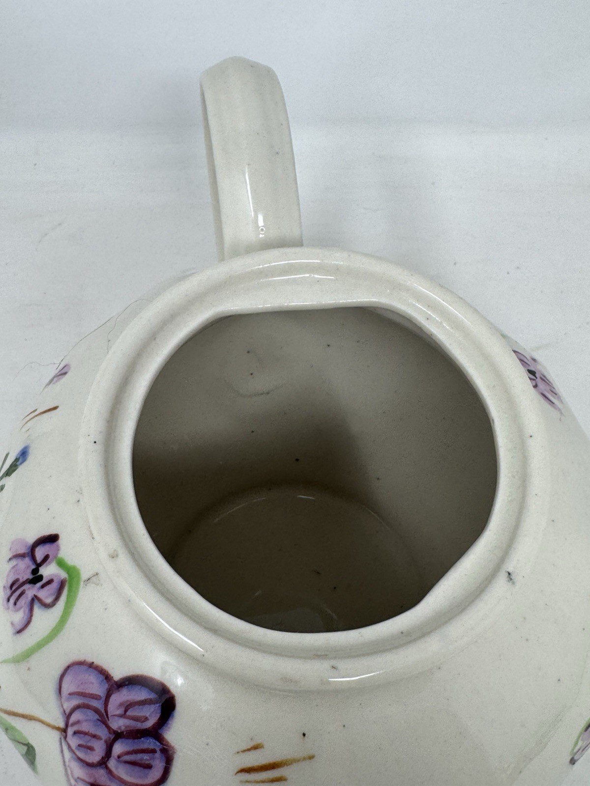 blue ridge southern pottery teapot hand painted VHTF RaRe made in usa vintage