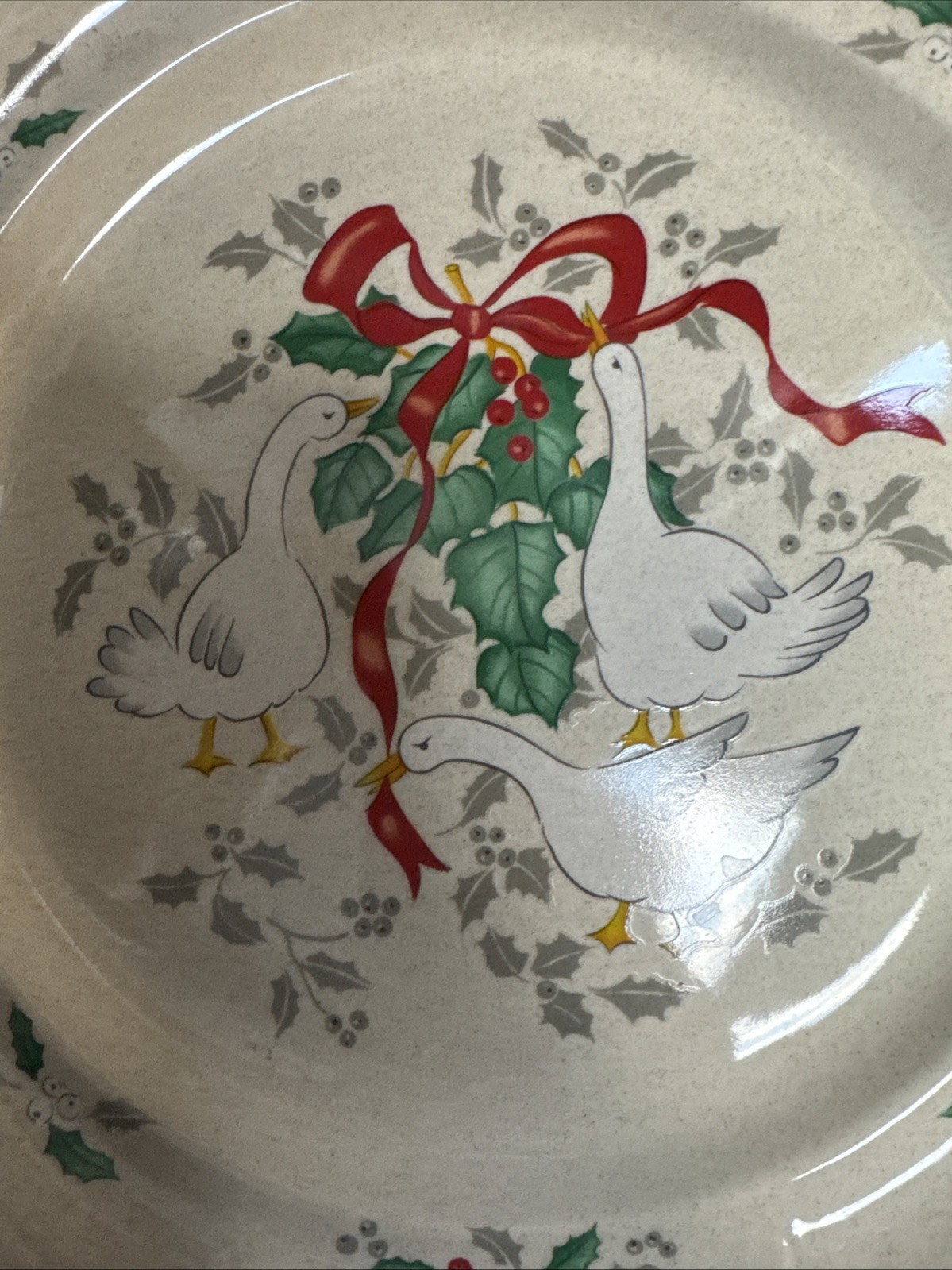 International Tableworks Marmalade 1994 Dinner Plate Geese/Ducks 10 3/4″