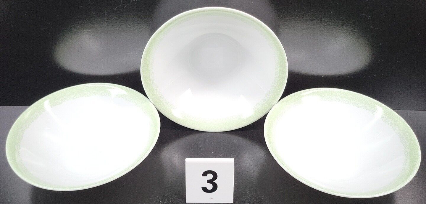 15 Pc Martha Stewart Everyday Green Leaves Plates Bowls Set MSE France Dish Lot