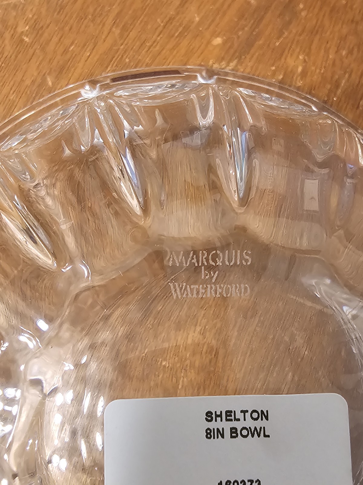 Waterford Crystal Marquis 8” Bowl Shelton Collection New with Original Box
