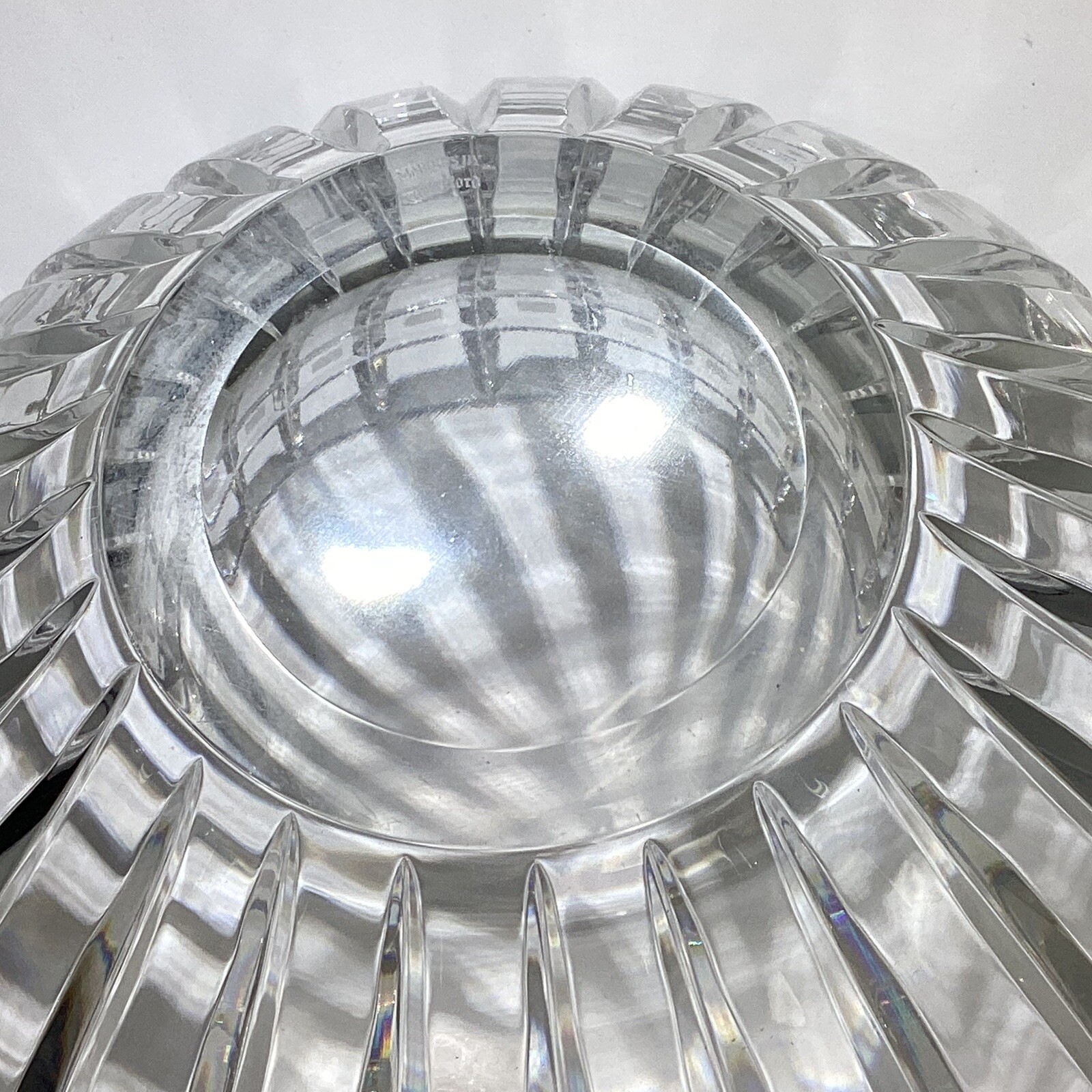 VTG Marquis by WATERFORD QUADRATA lead crystal bowl with box signed