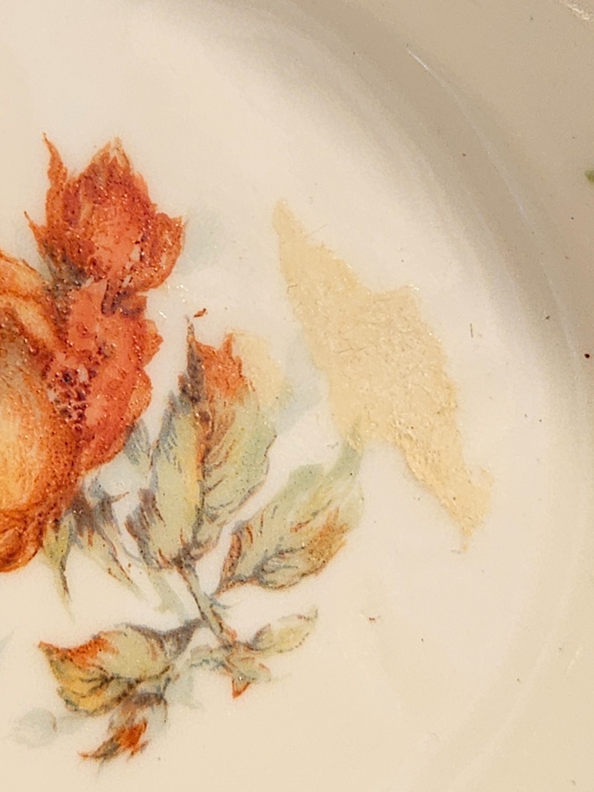 Ramekins, vintage china, set of three (3), Haviland sampler trio