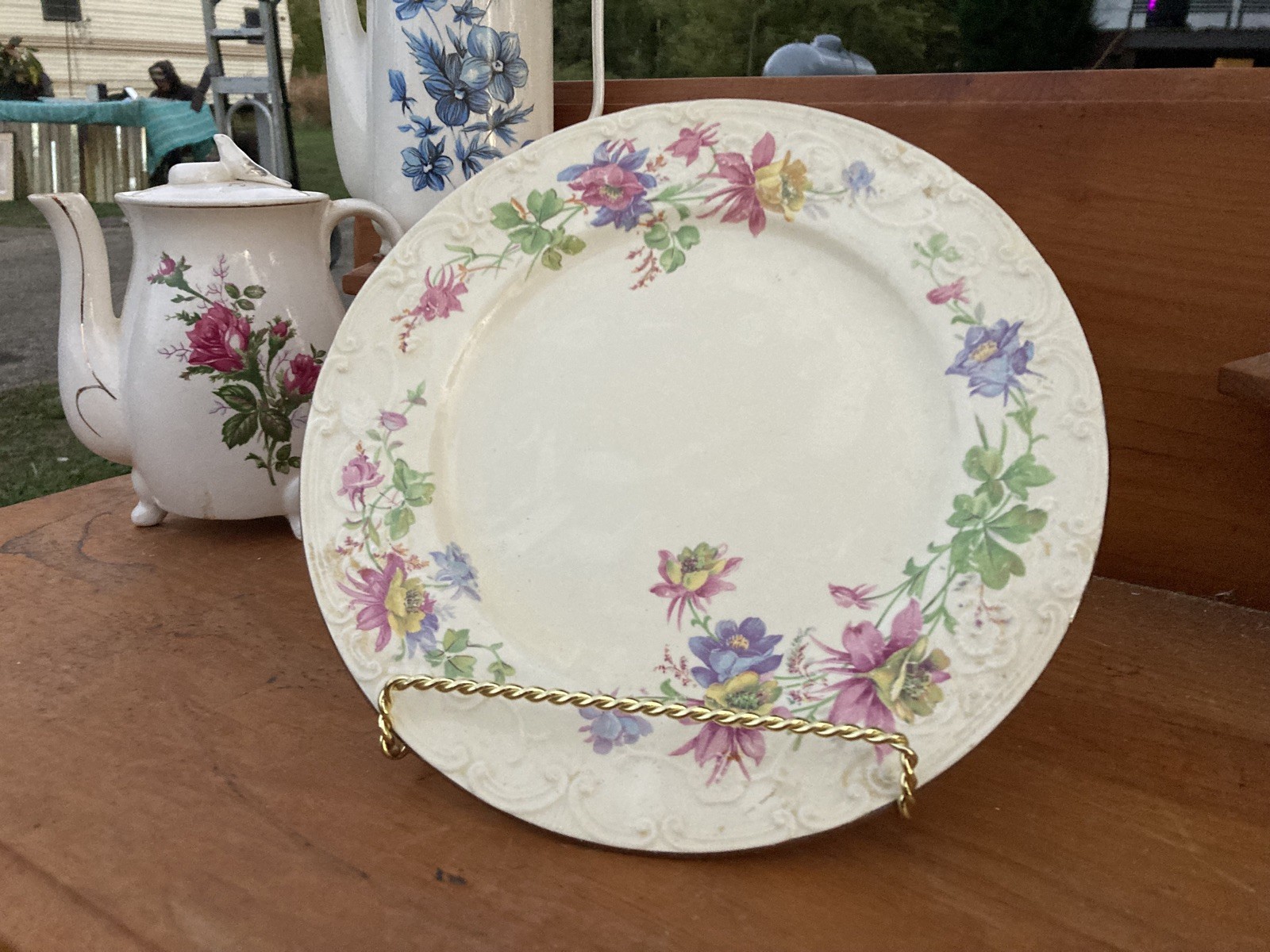 Vintage Homer Laughlin. Dinner Plate 9” Made In USA. 1 Pc