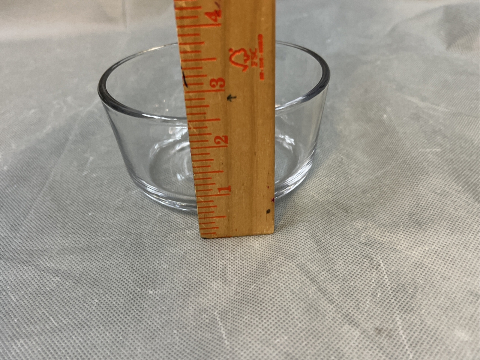 Vintage Anchor Hocking Clear Mixing Bowl USA 2 CUPS Oven Microwave Safe 472 ml
