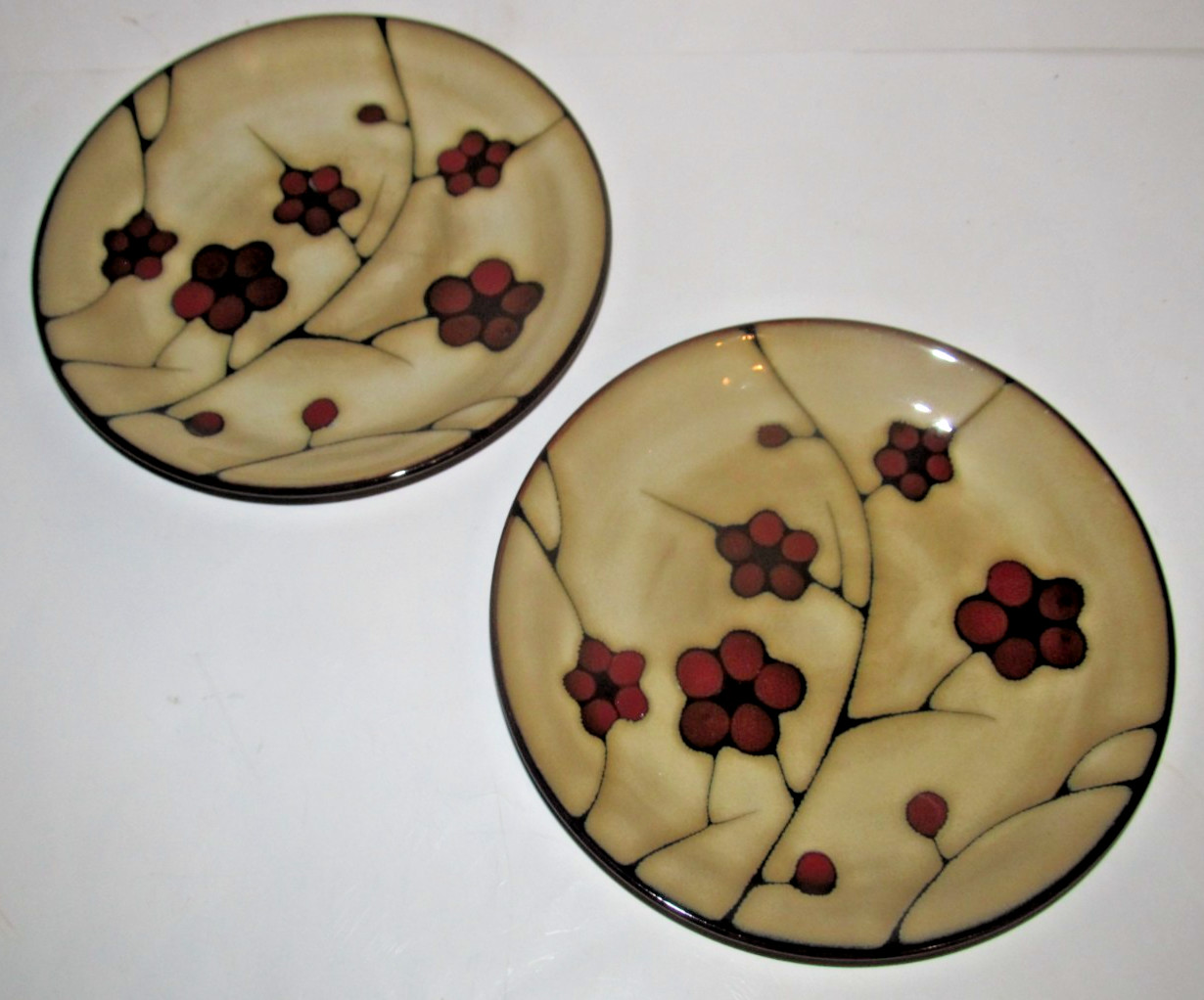 Pfaltzgraff ASTER 8¼” Salad Plate Beige Stoneware (Lot of 2) (GN)
