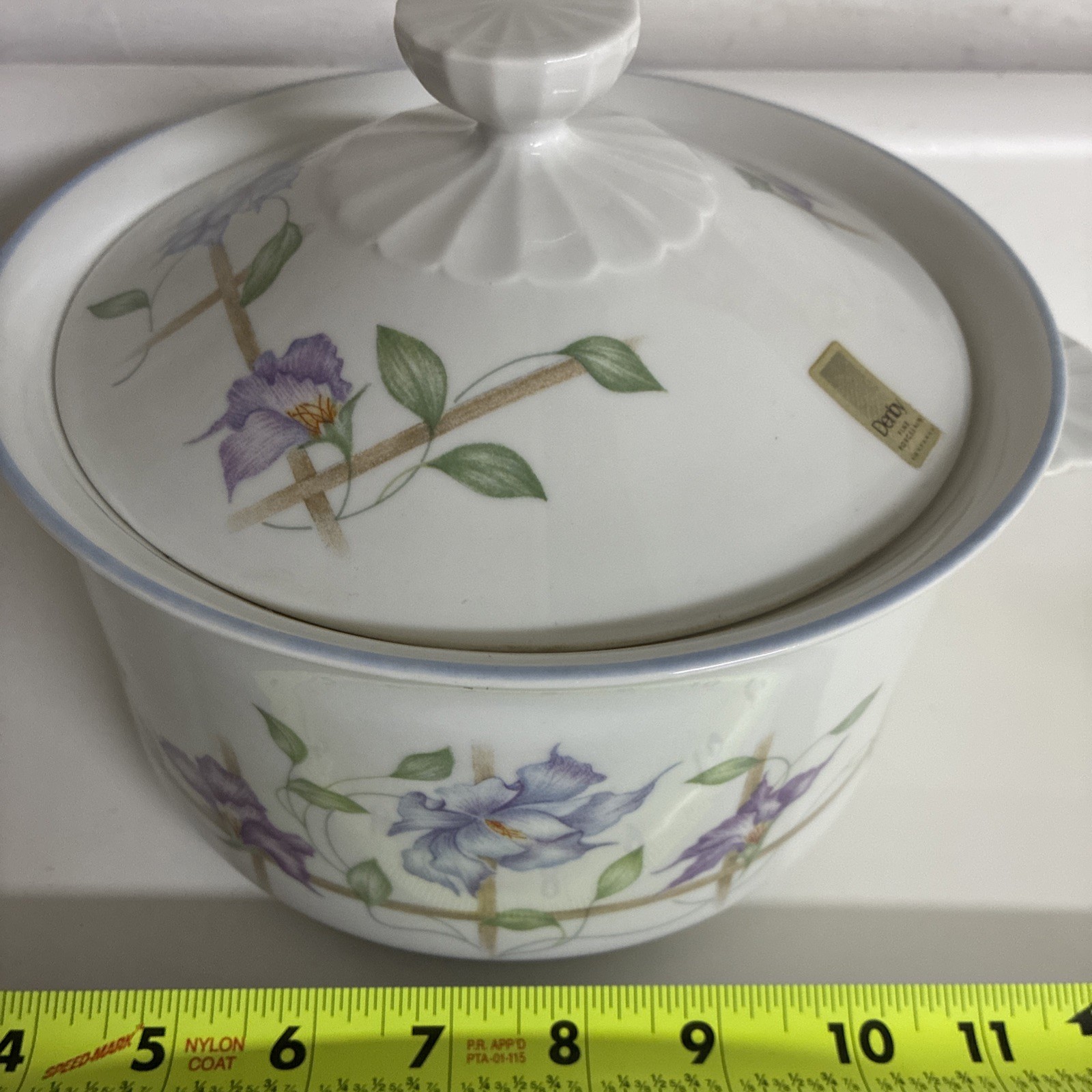 Denby Fine Porcelain Platter And casserole dish pastels Collection Harmony