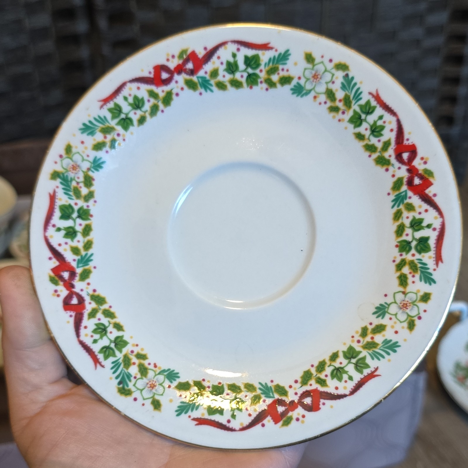 Domestications 1994 12 Days Of Christmas Dinnerware Set.
