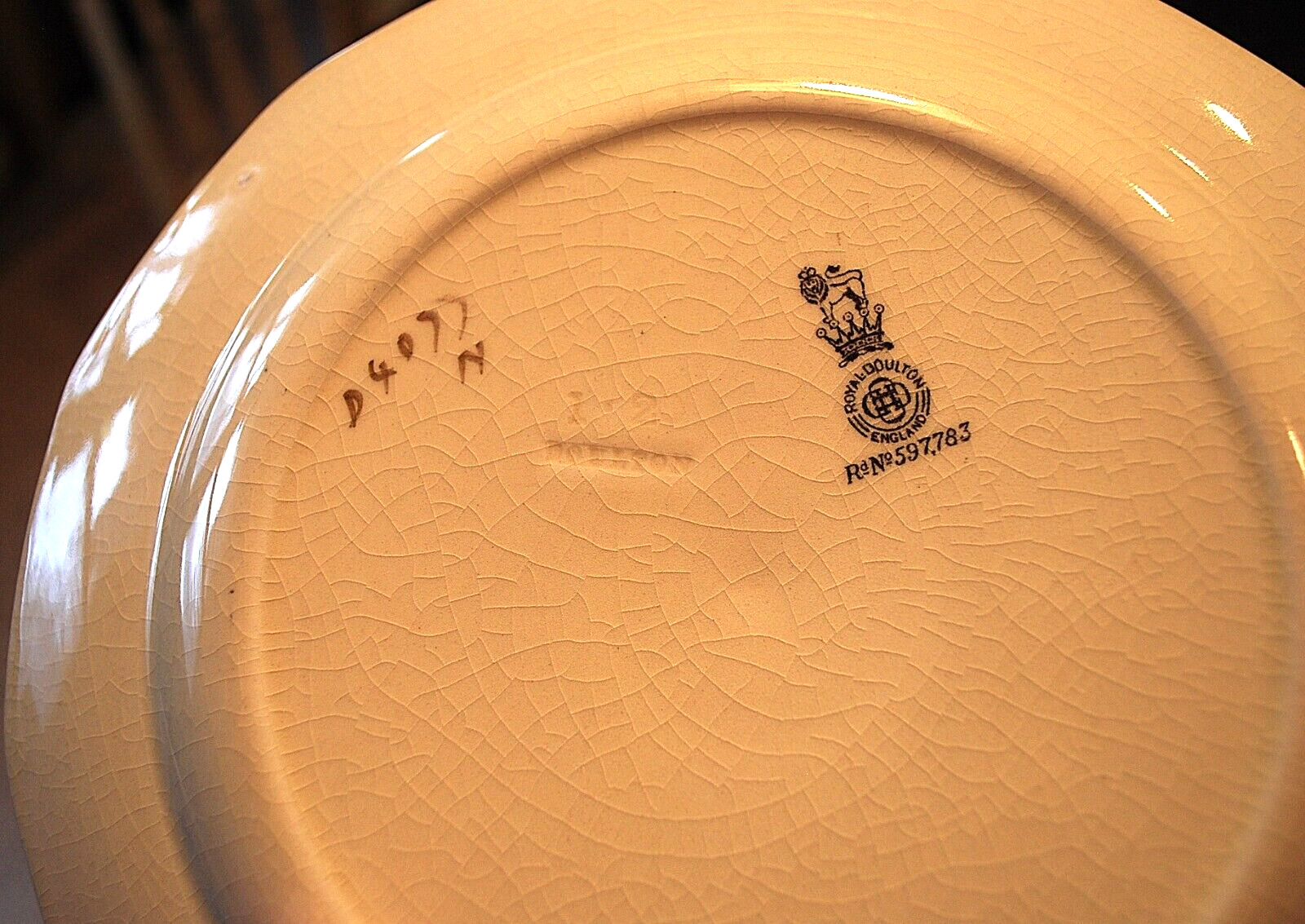 RARE Antique Set 6 Royal Doulton PIPING DOWN THE VALLEYS WILD Plates c1911 8.5″