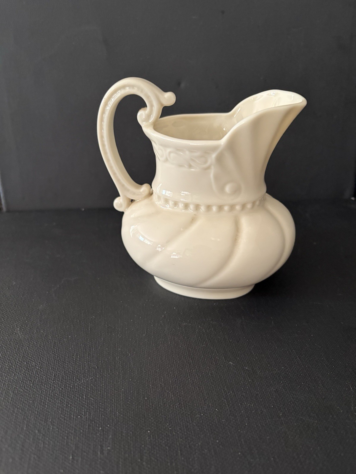 Lenox Colonial Collection Creamer 1953-1988. Vintage, Green Stamp.