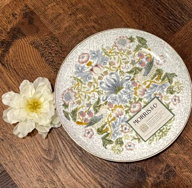 NEW! Morris & Co ~ “STRAWBERRY THIEF” ~ Salad/Luncheon Plates ~ Choose Quantity!