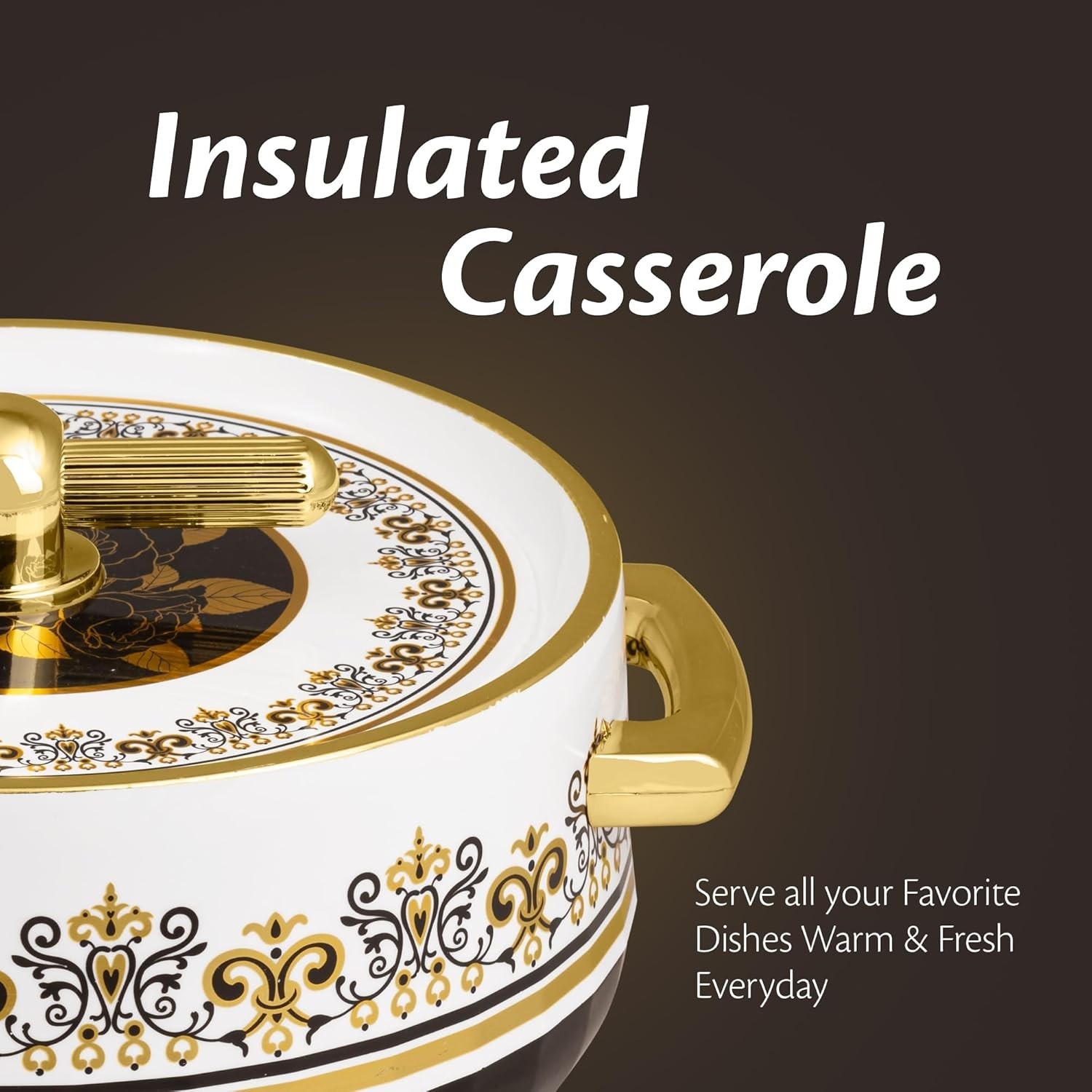 Casserole | Advanced PU Insulation | Royal Elegant Design Hot Pot 1700 ML
