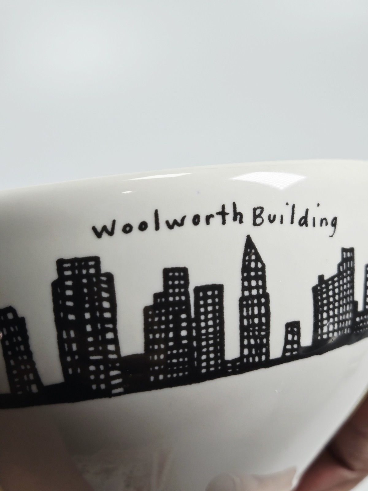 Fishs Eddy 212 Skyline New York Skyline Bowls Twin Towers Empire 6″ Set Of 2