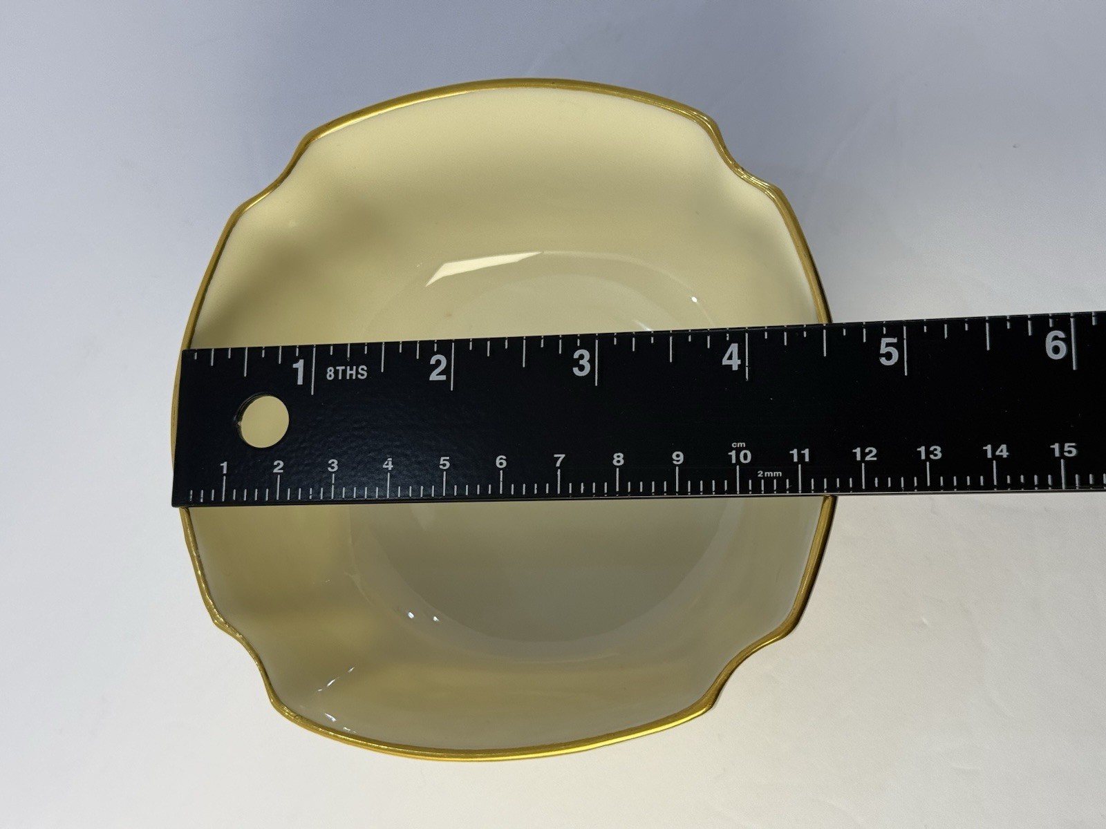 Vintage Lenox Ivory China 24K Gold Trim Grapevine Serving Bowl Candy Dish