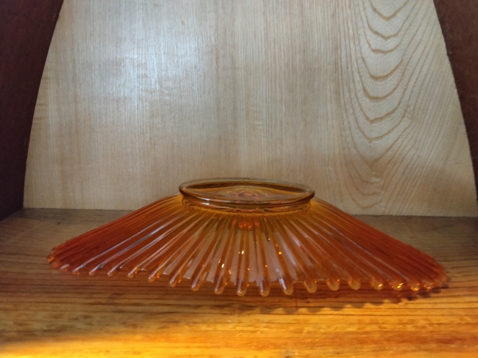 Fostoria Heirloom Orange Bittersweet MCM Oval Bowl 12 1/2″