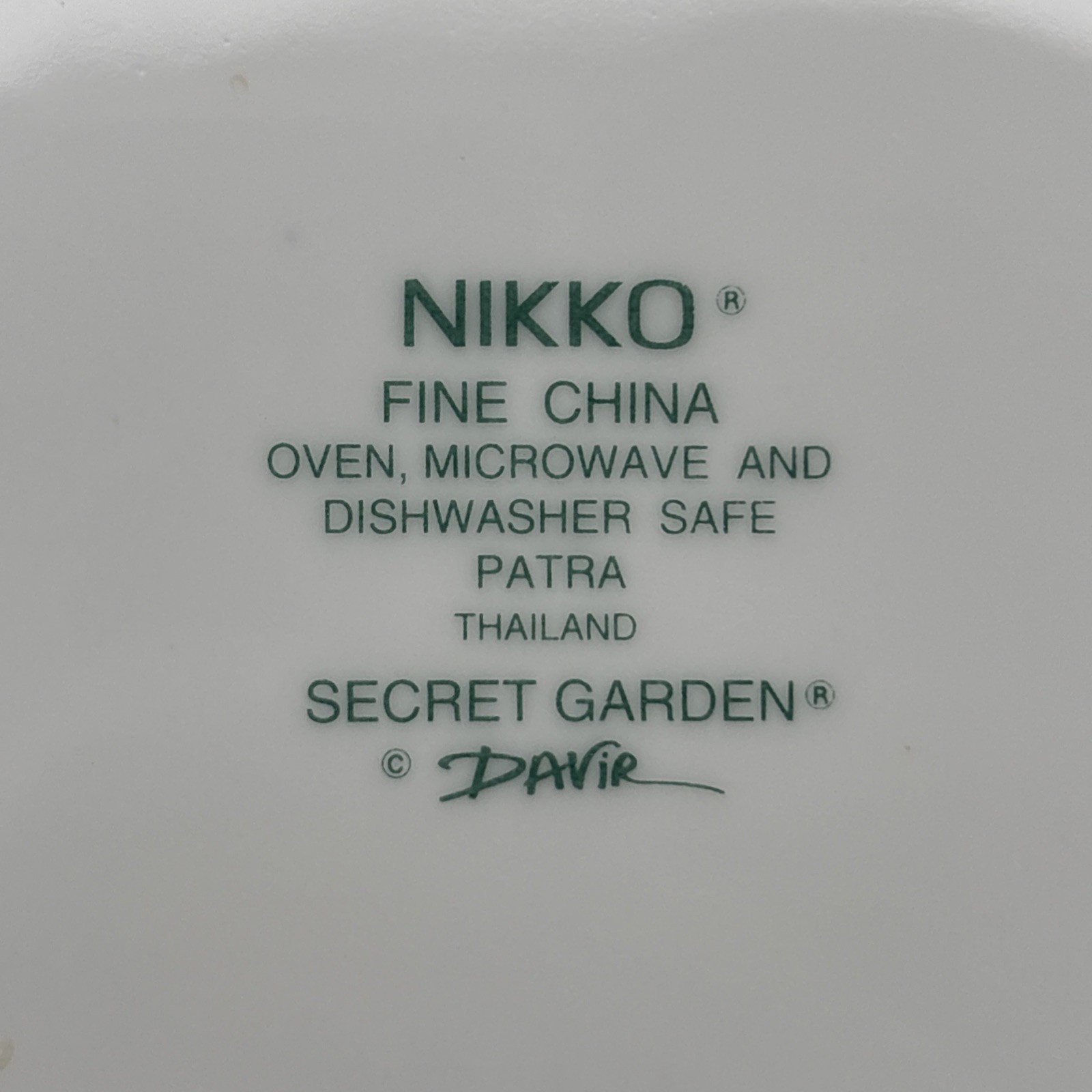 Nikko Fine China SECRET GARDEN Davir 8 1/8″ Salad Dessert Plate Replacement