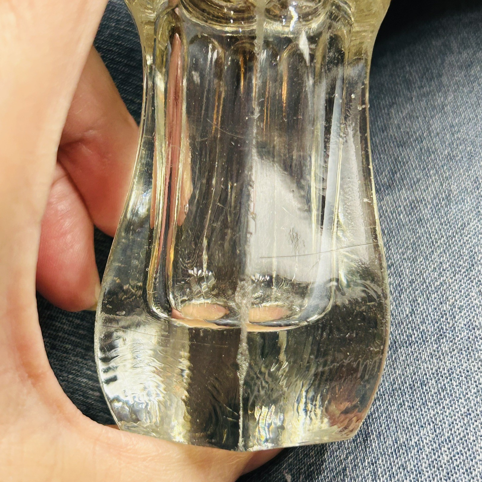 6 Piece Vintage And Antique Eapg Glass Clear Salt Shaker Mixed Lot Pressed