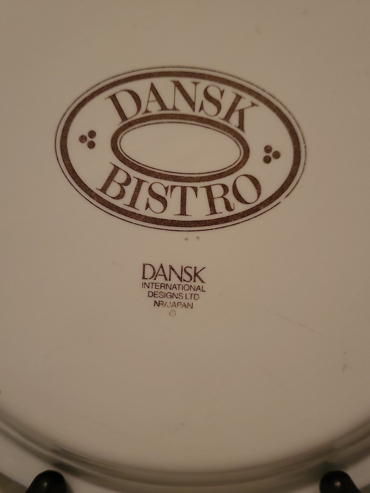 Dansk Christianshaven Blue Bistro Salad Dessert Plates Set of 4 Japan 8 3/4″