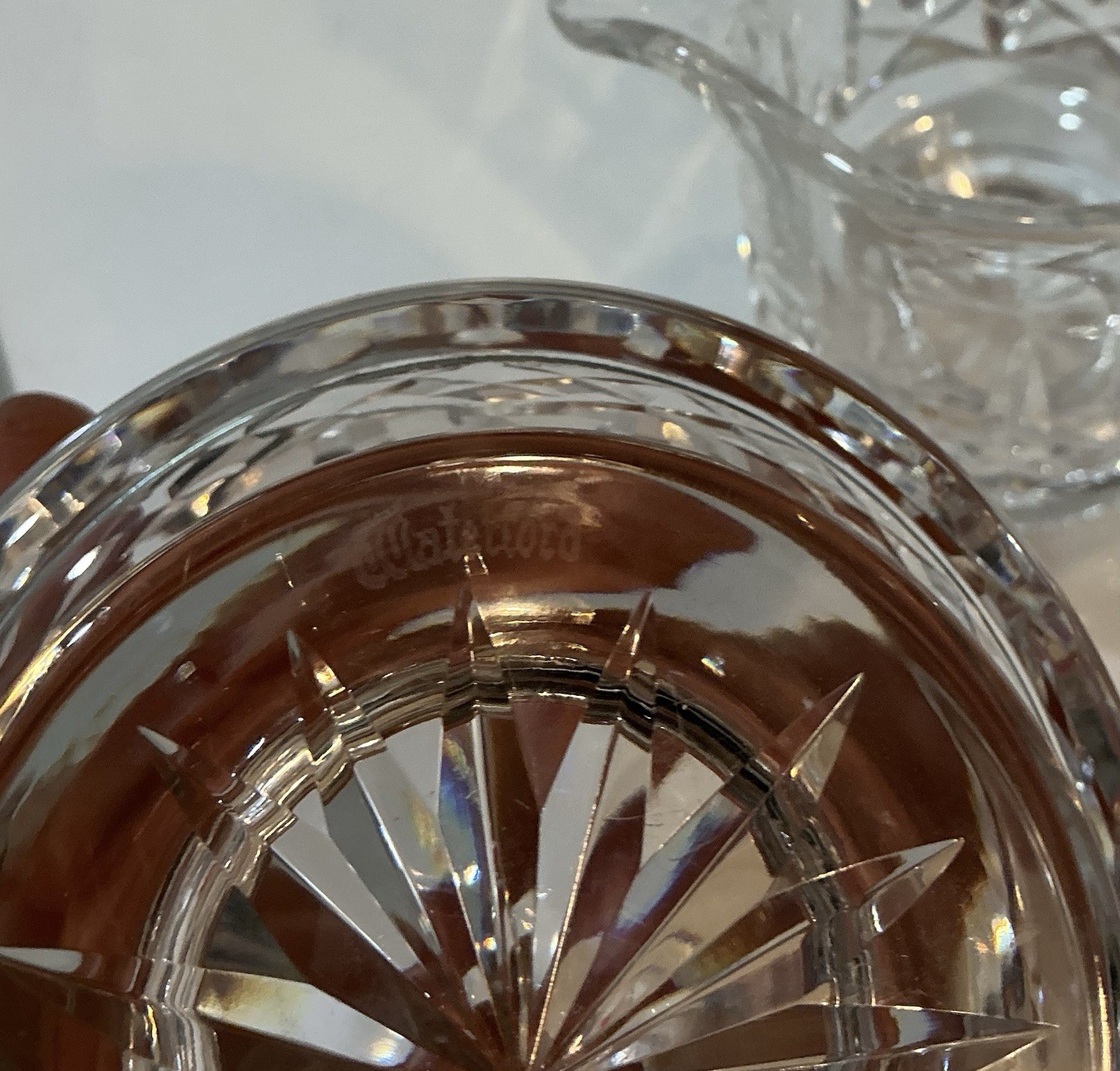Waterford Crystal Lismore Footed Creamer and Open Sugar Bowl Set. FREE SHIPPING