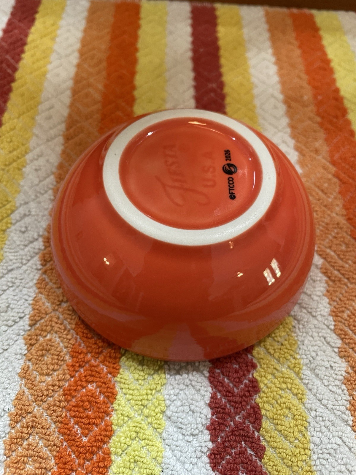Fiesta FTCCO Happy Pumpkin Mini Pinch Bowl 2026 New Pristine Free Shipping 5 Oz