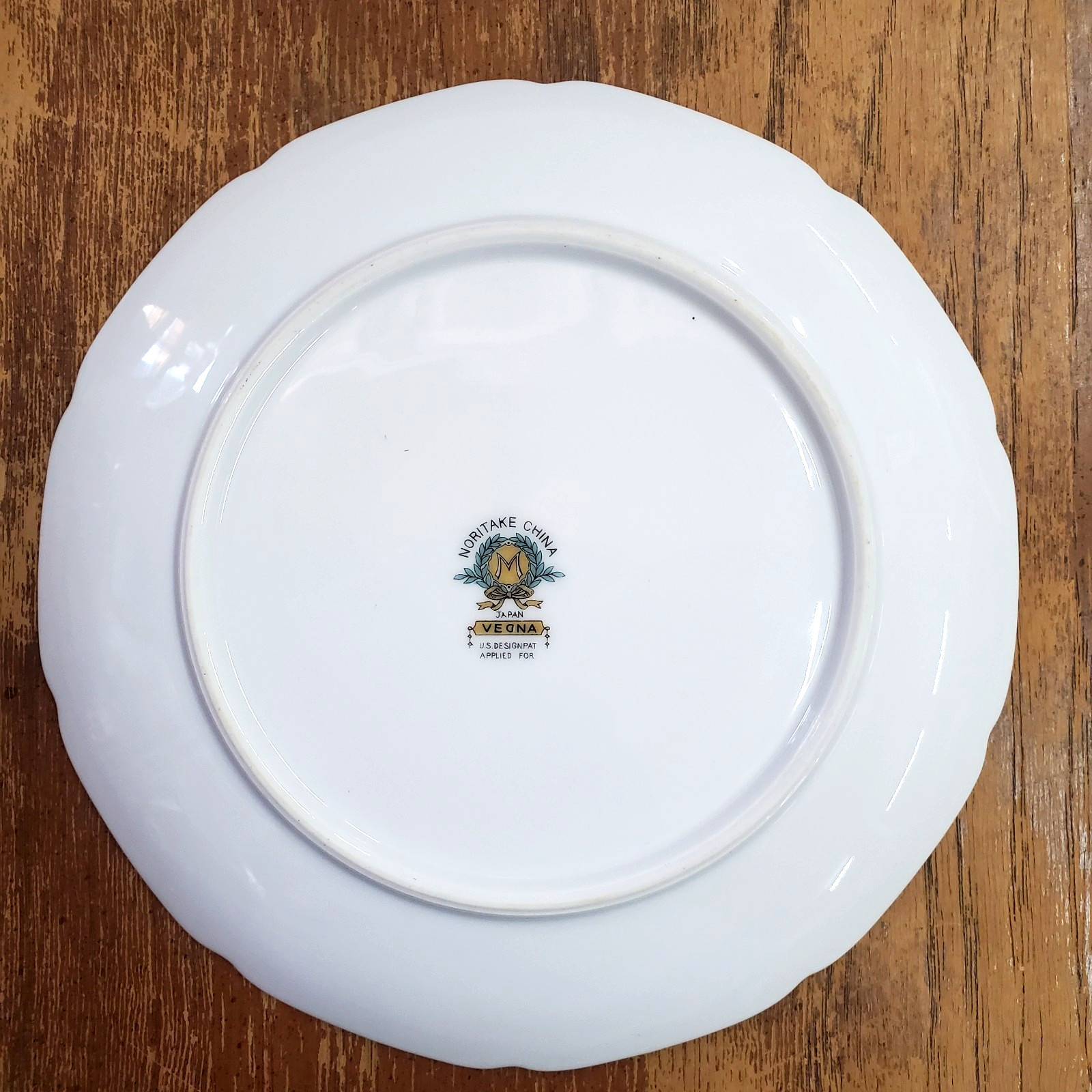 Vintage Noritake Veona Salad Plates 7.25″ Set of 3 Japan Floral Gold Trim