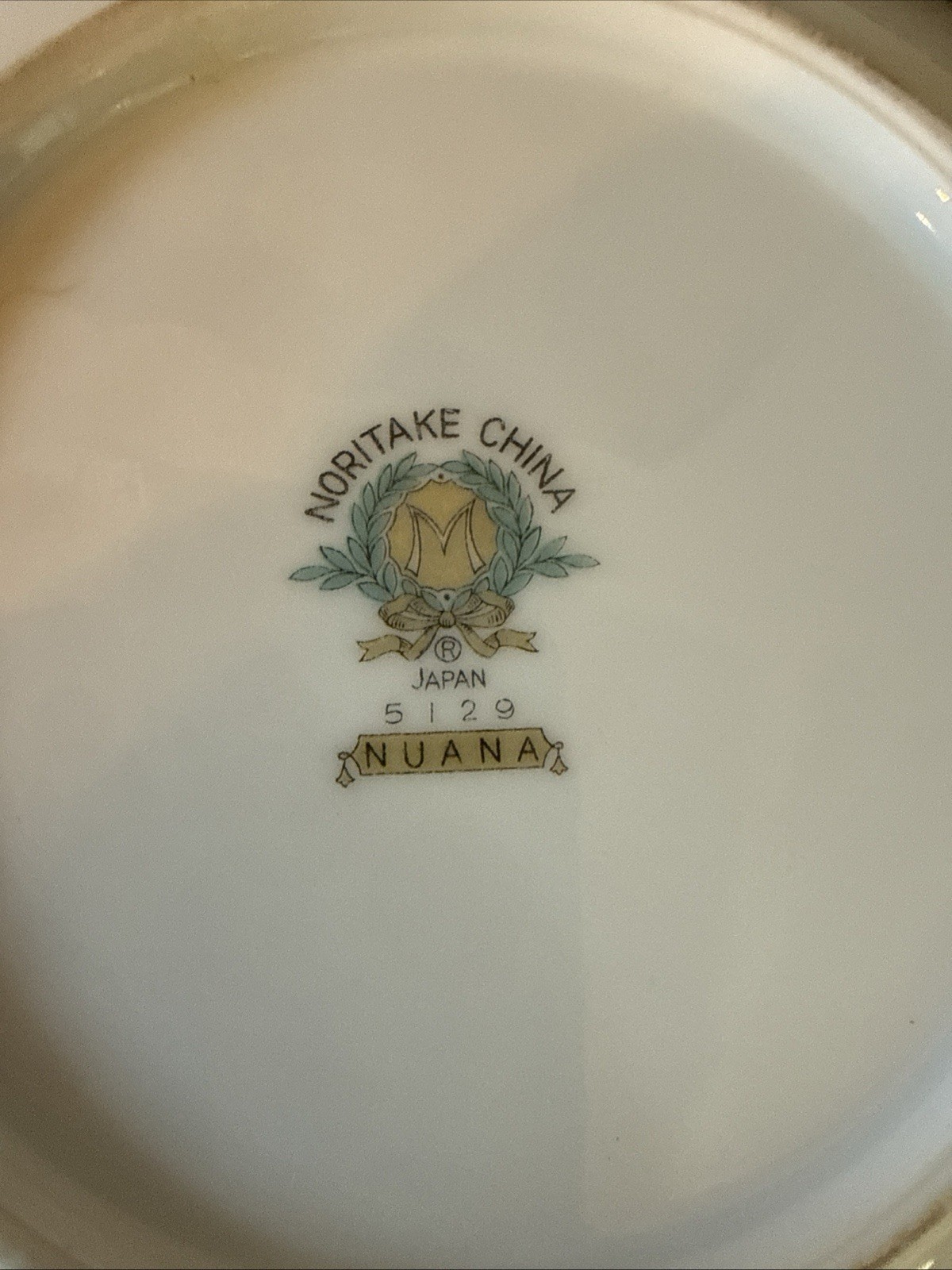 Vintage Set Of 2 Noritake Nuana Soup Cereal Bowls Brown & Gray Leaves 7.5” 1950s