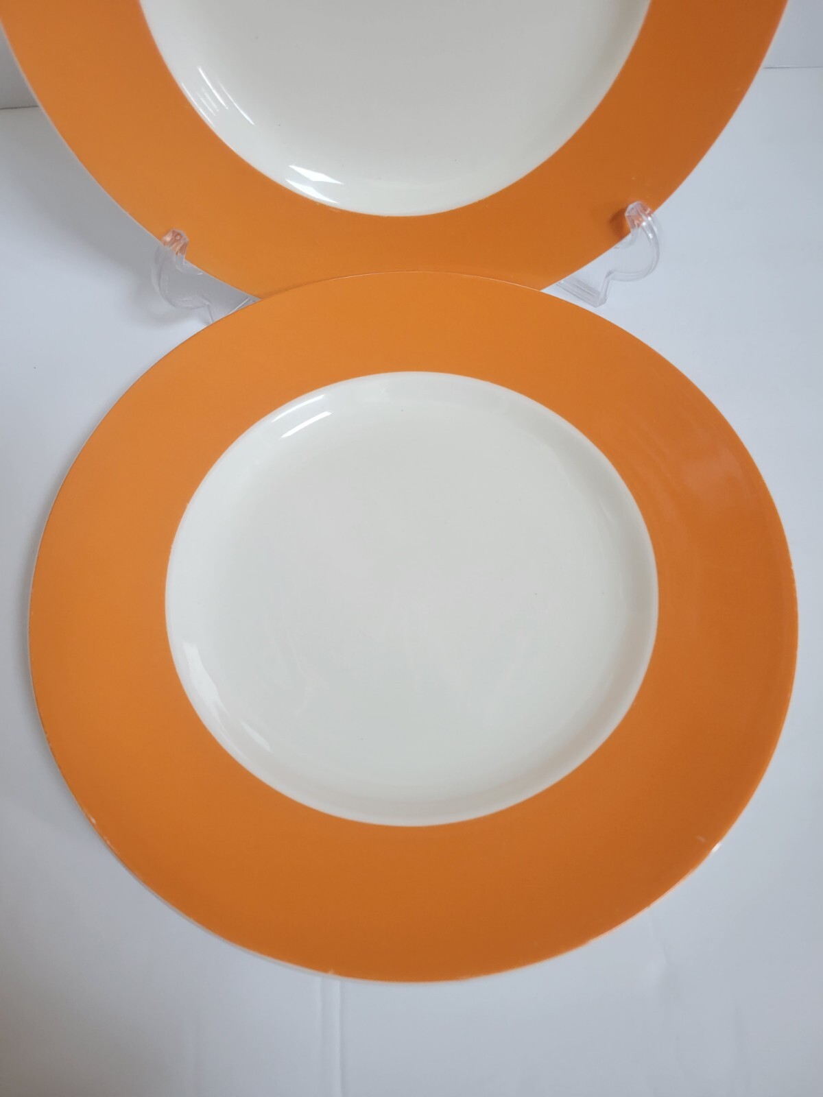 Lenox Continental Dining Tangerine Salad Plates Set of 2