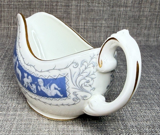 6 pc COALPORT England Revelry Pattern Fine Bone China Salt & Pepper, Gravy Boat