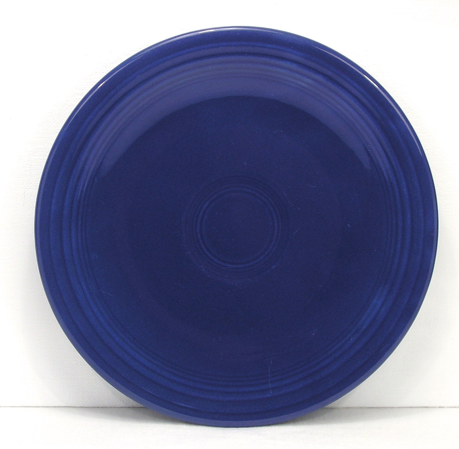 Vintage Fiesta 6″ Plate Lot (5) Gray Yellow Cobalt Blue Original 50’s Colors