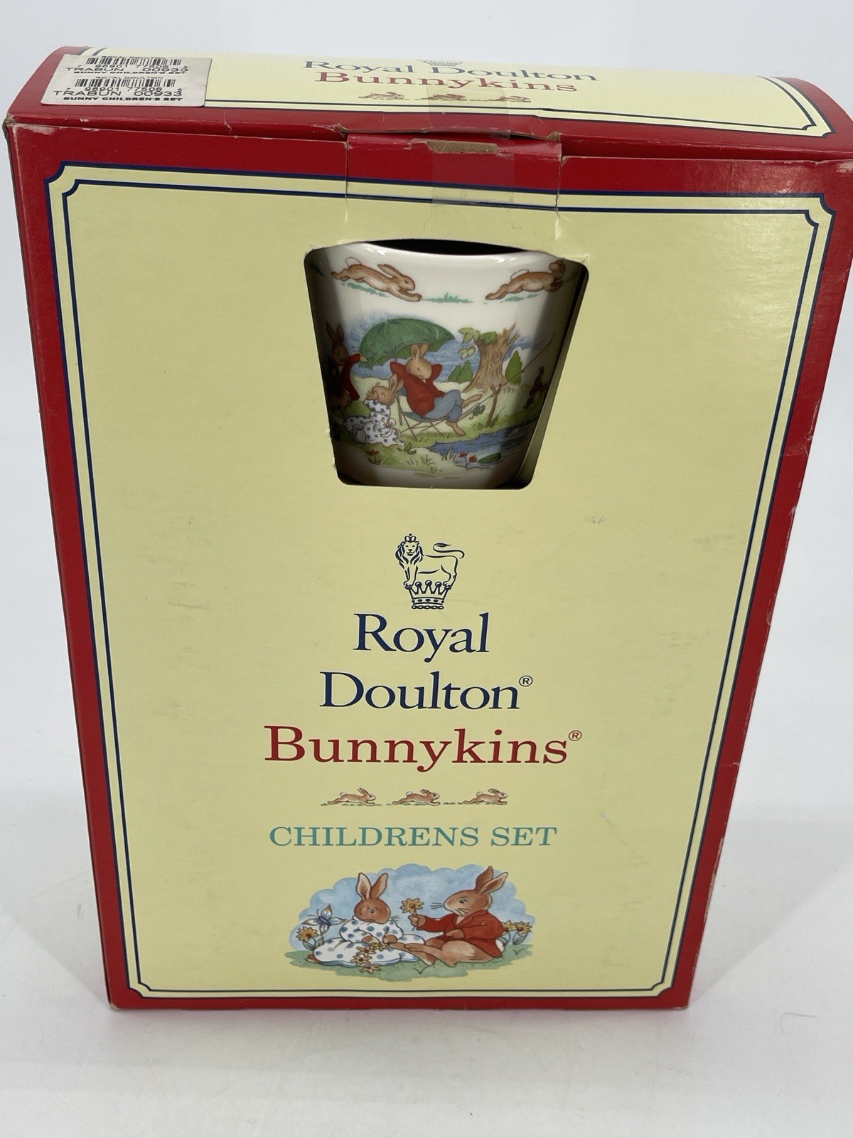 Vintage 1994 Royal Doulton Bunnykins Three Piece Child’s Bone China Set