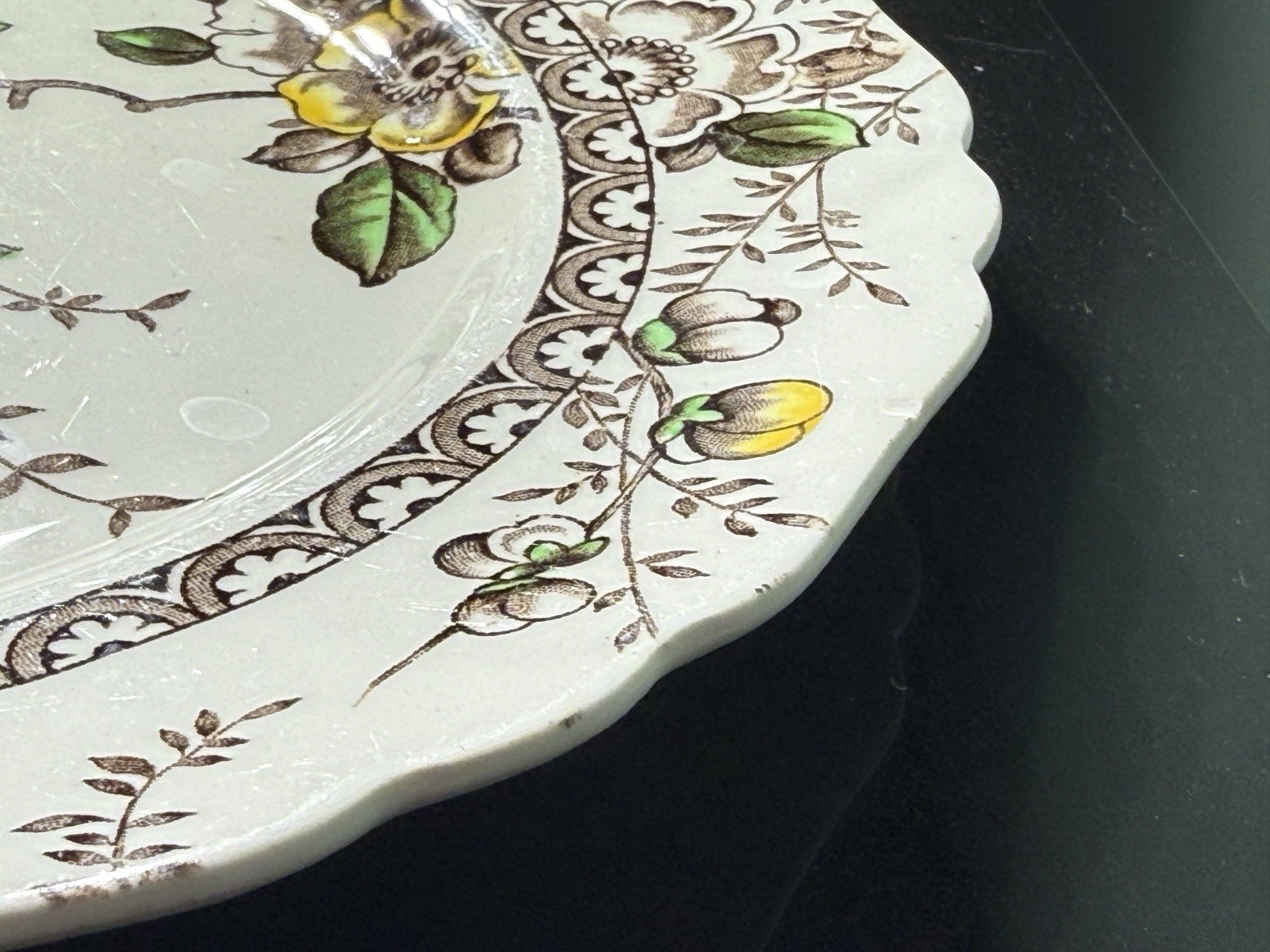 Set of 5 Alfred Meakin Medway Beautiful Dinner Plates Transferware Floral