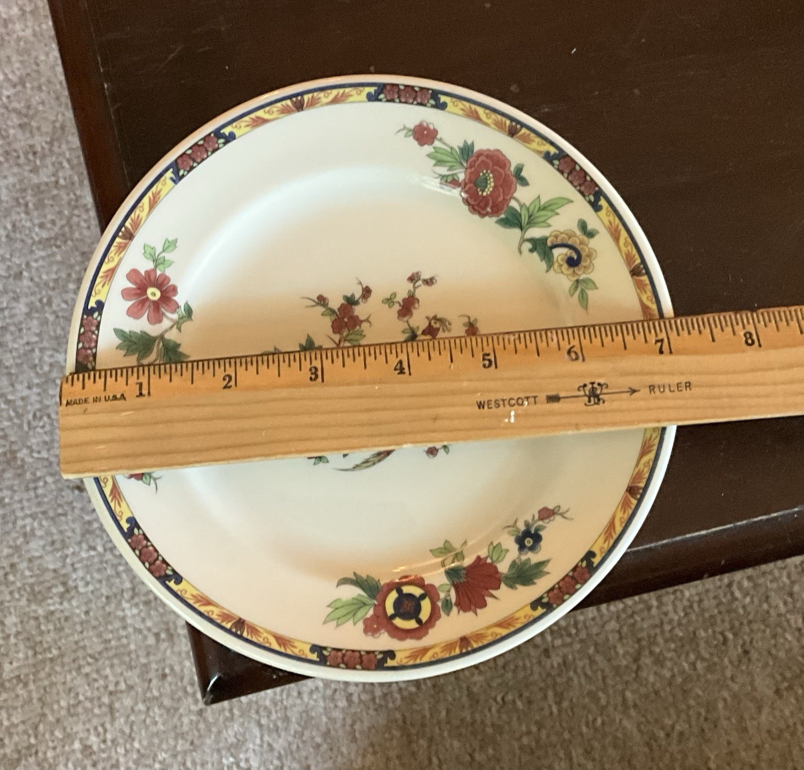 (6-pcs) 1954 Syracuse China Dewitt Clinton Pie/Dessert Plates 7-1/8” EXCLNT