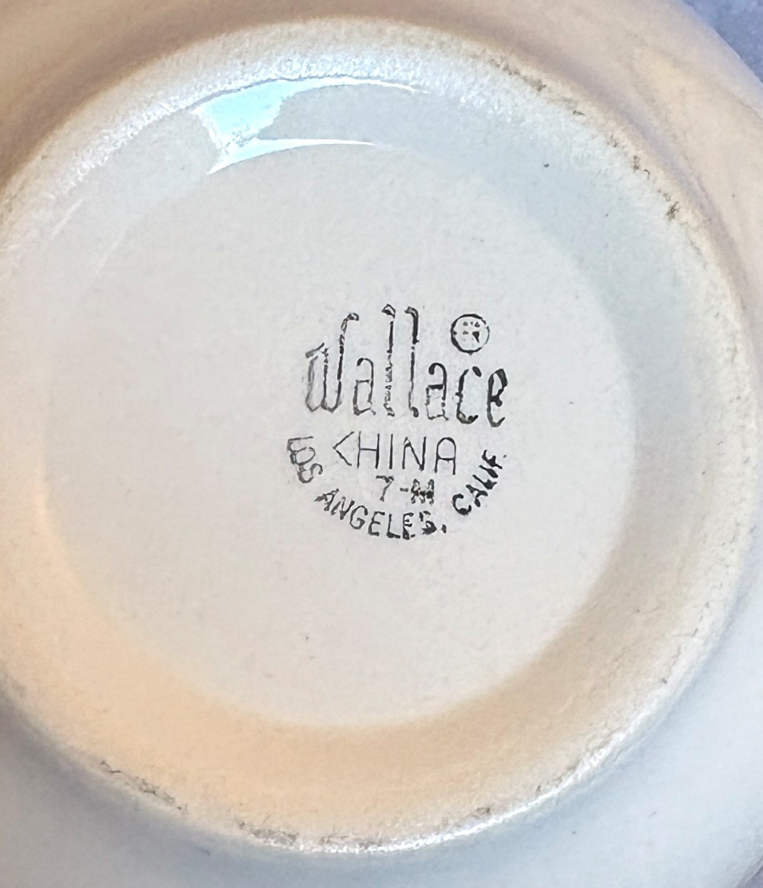 Wallace China Co. restaurant ware General Telephone System cereal bowl 5.75″ EX!