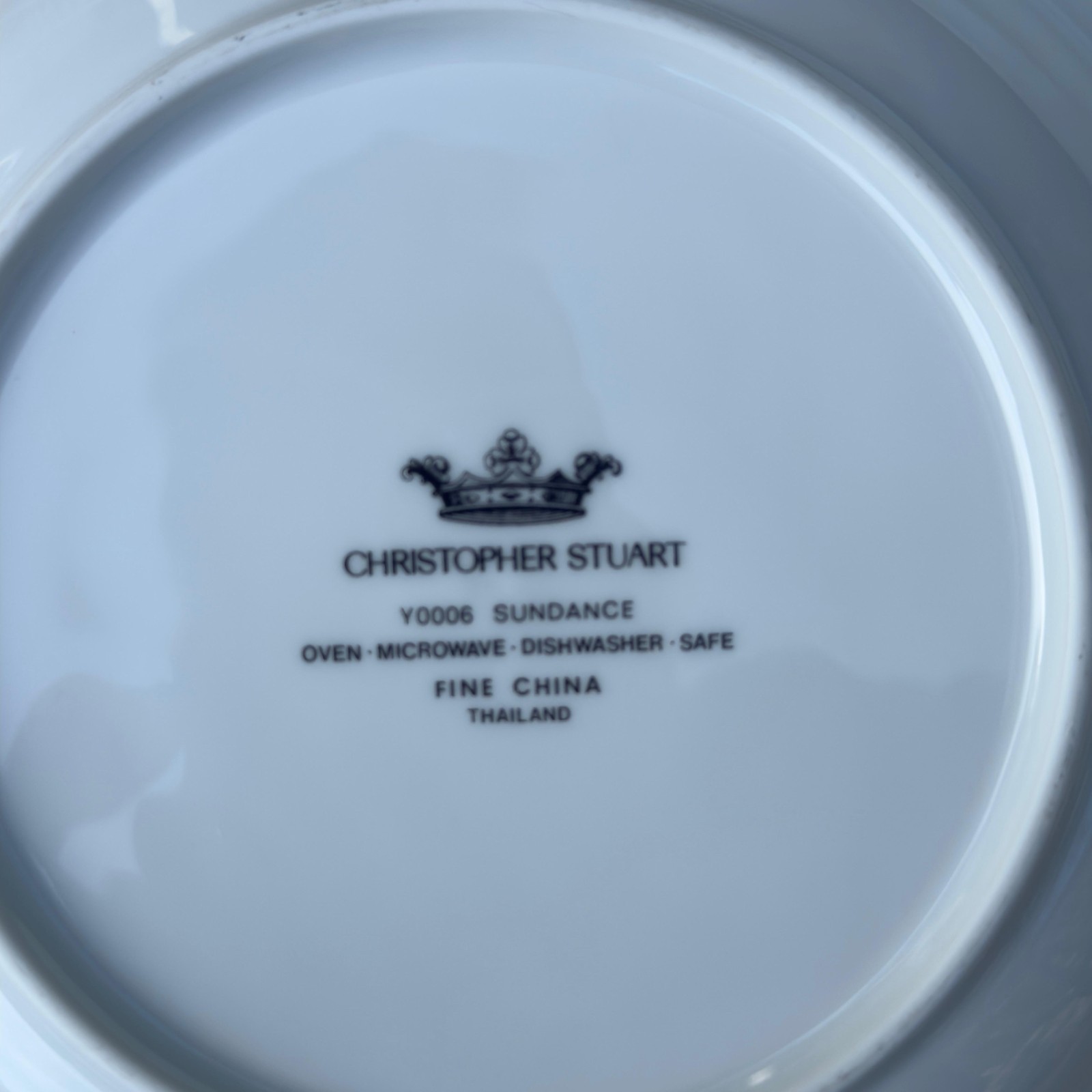 Christopher Stuart – Sundance Fine China – 5 Dinner Plates & 2 Bread Plates