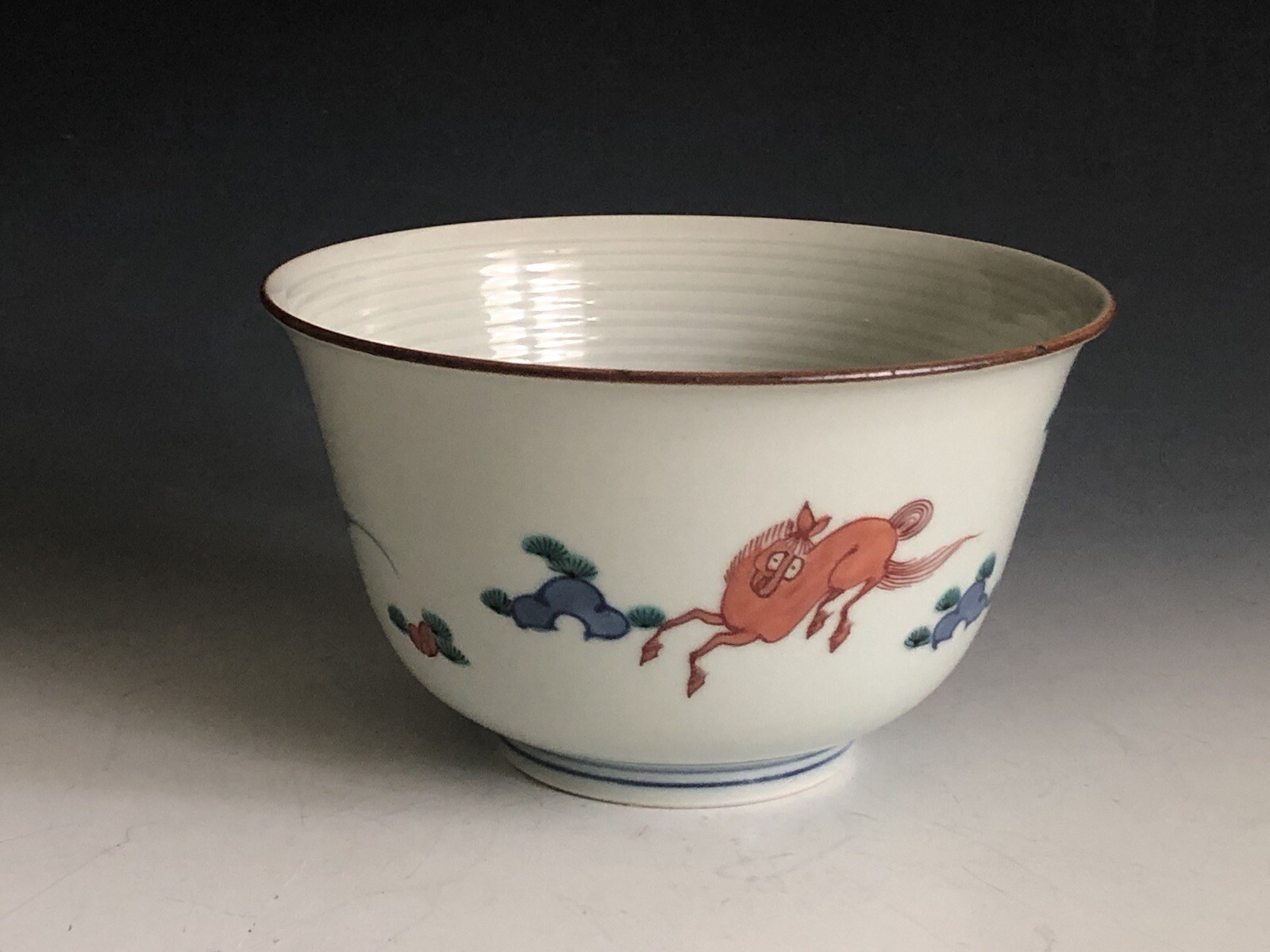 A kakiemon Style Bowl Made In Occupied Japan