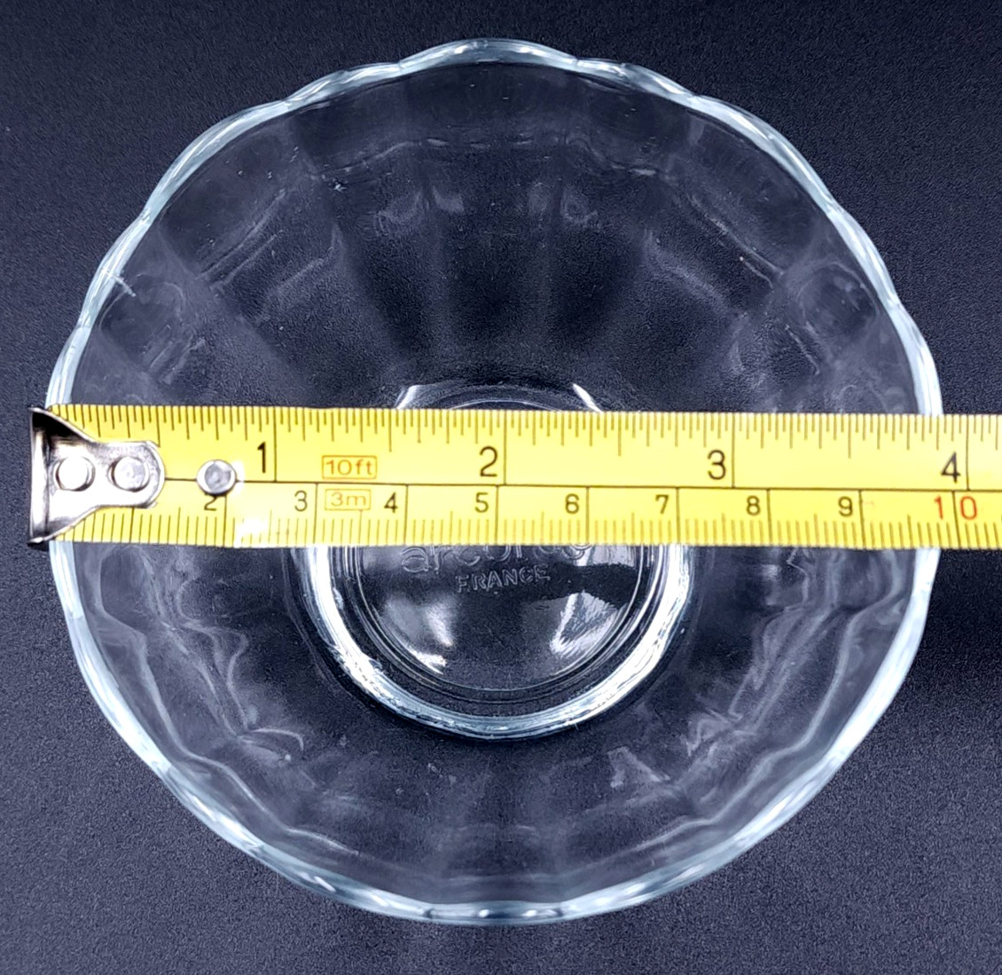 Arcoroc Arcade Bengale Nappy Tempered Glass Bowls Scalloped – Choose 4″ 5″ or 6″