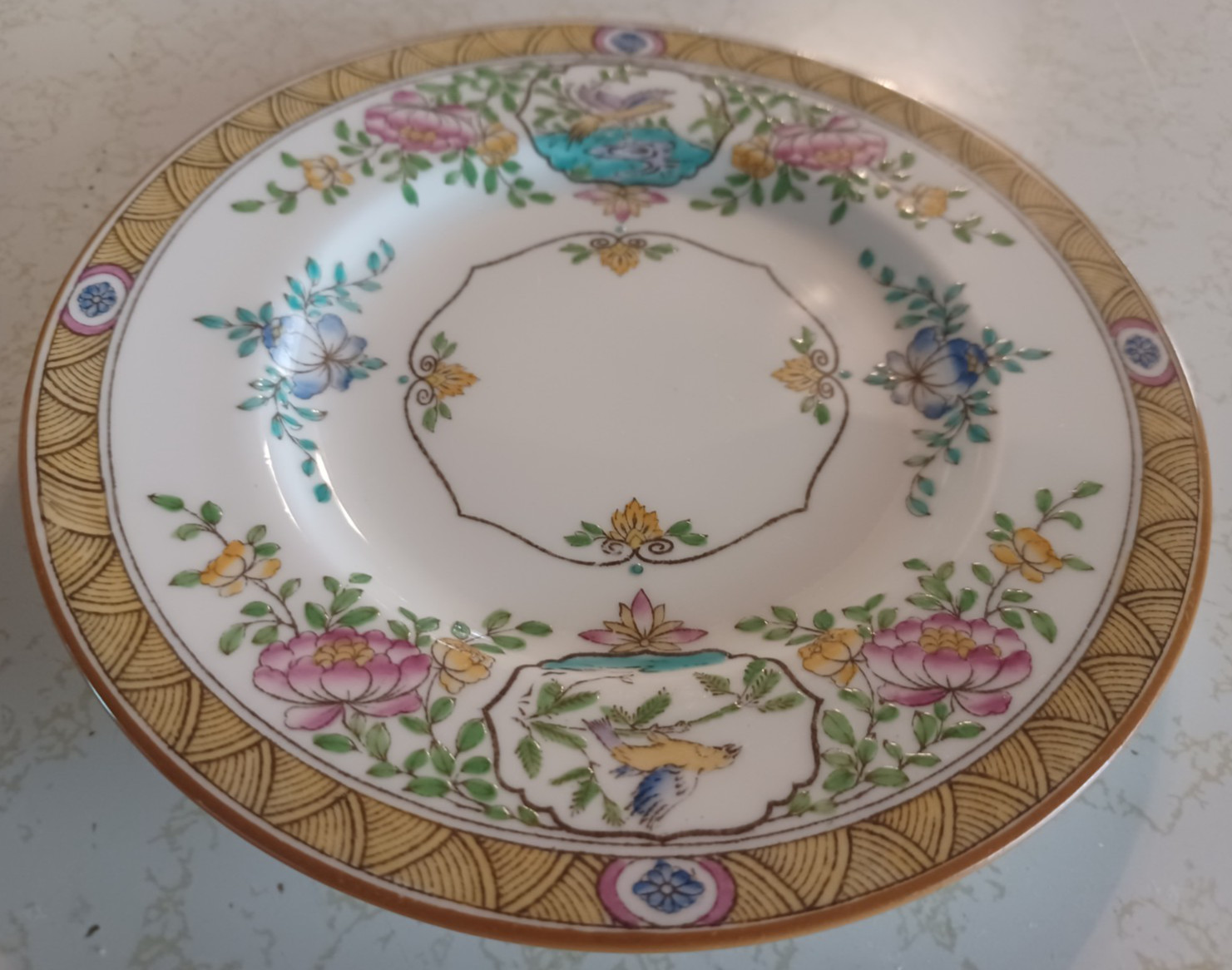Antique Mintons Japonica 6 1/4″ Bread and Butter Plates Made in England