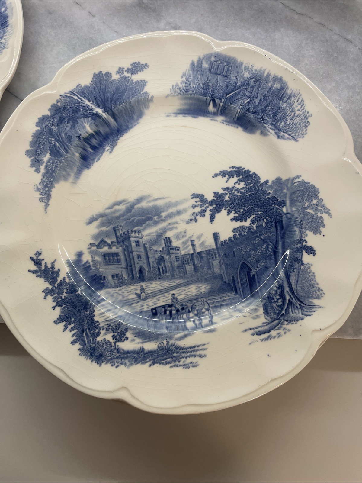 Vintage 1960s-1970s Hadden Hall Plates 3-9” And 3-10” Set Of 6.