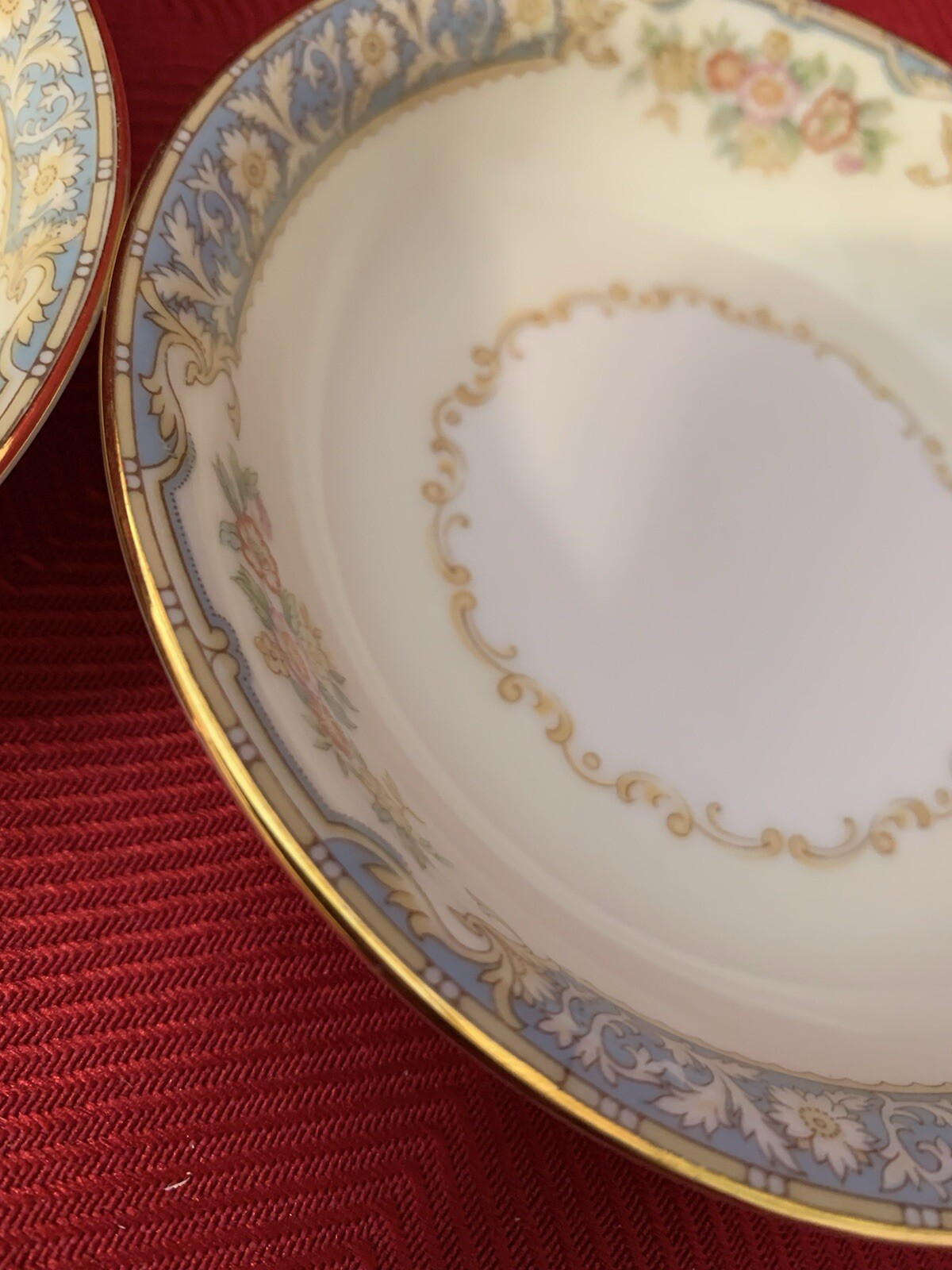 Set of 2 Noritake Royce 660 Fruit/Dessert Bowls Floral & Gold Trim Qty. Avail