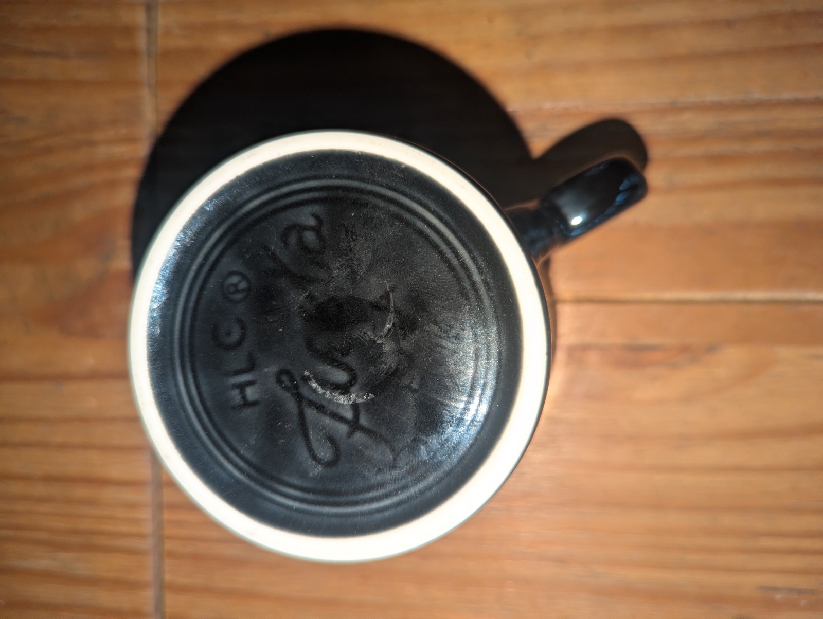 HLC Fiesta USA – Ring Handle Coffee Mug – Black – Contemporary Original 10.25 oz