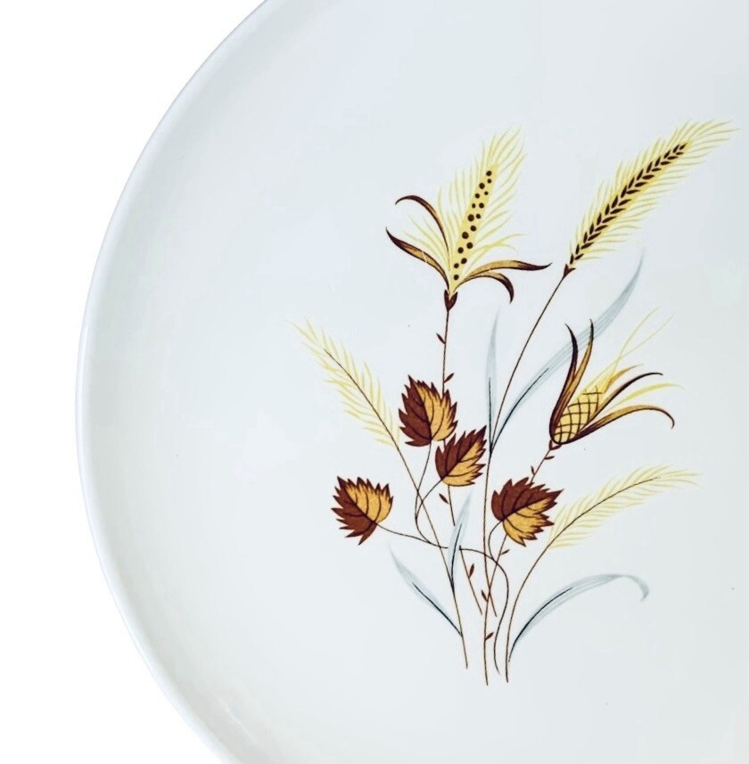 Taylor Smith & Taylor Ever Yours AUTUMN HARVEST Wheat Floral Dinner Plate