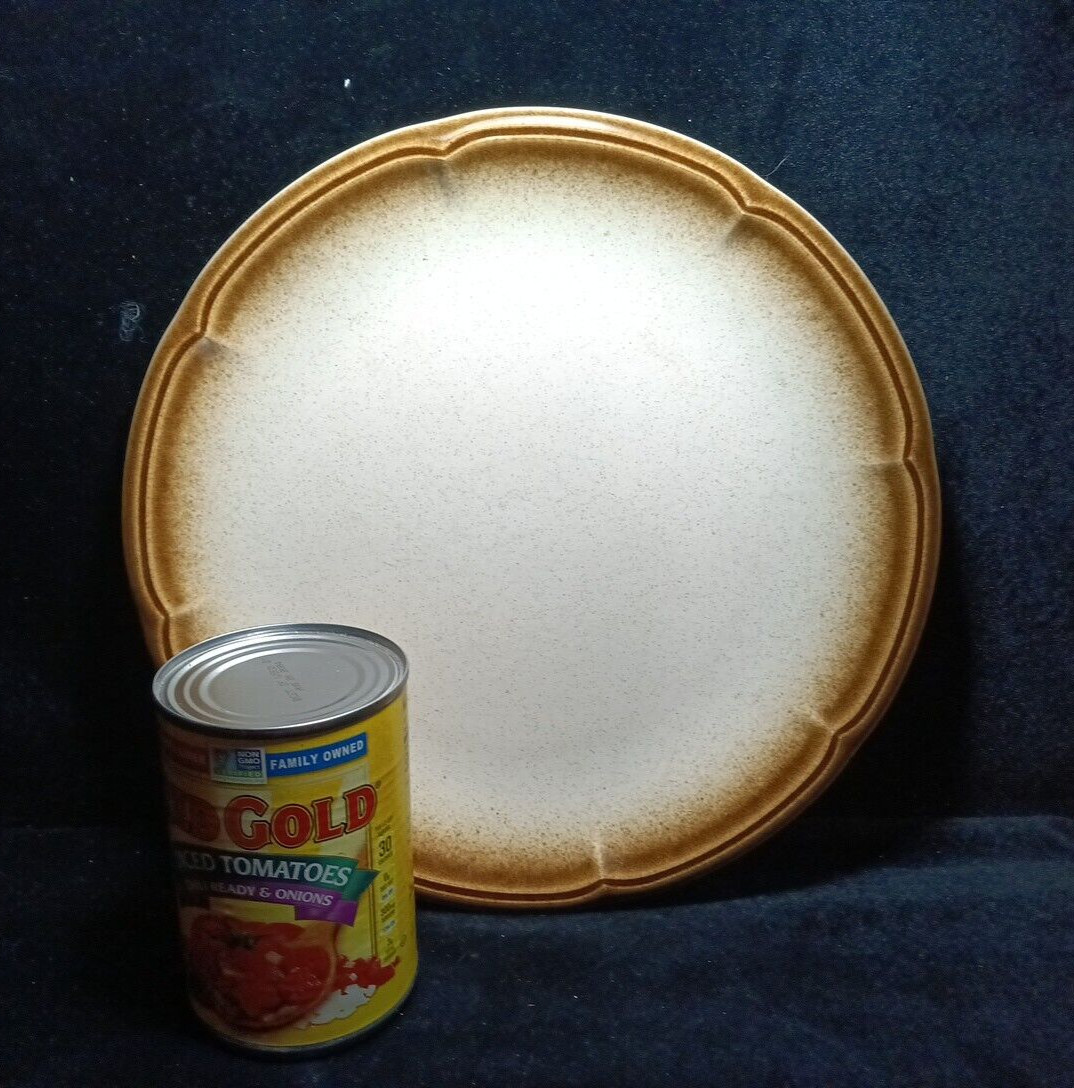 Provincial by MIKASA STONEWARE Whole Wheat Large Dinner Plate 10 1/2″ JC000